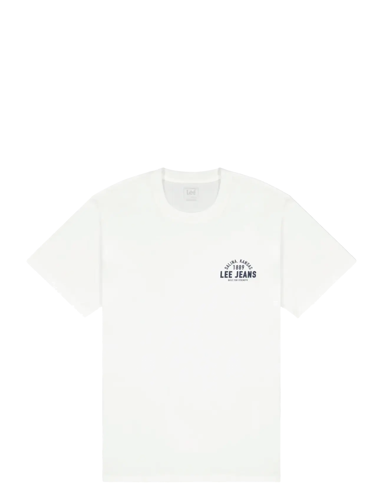 Lee Jeans SMALL LOGO TEE - Lee Jeans - BRIGHT WHITE / white