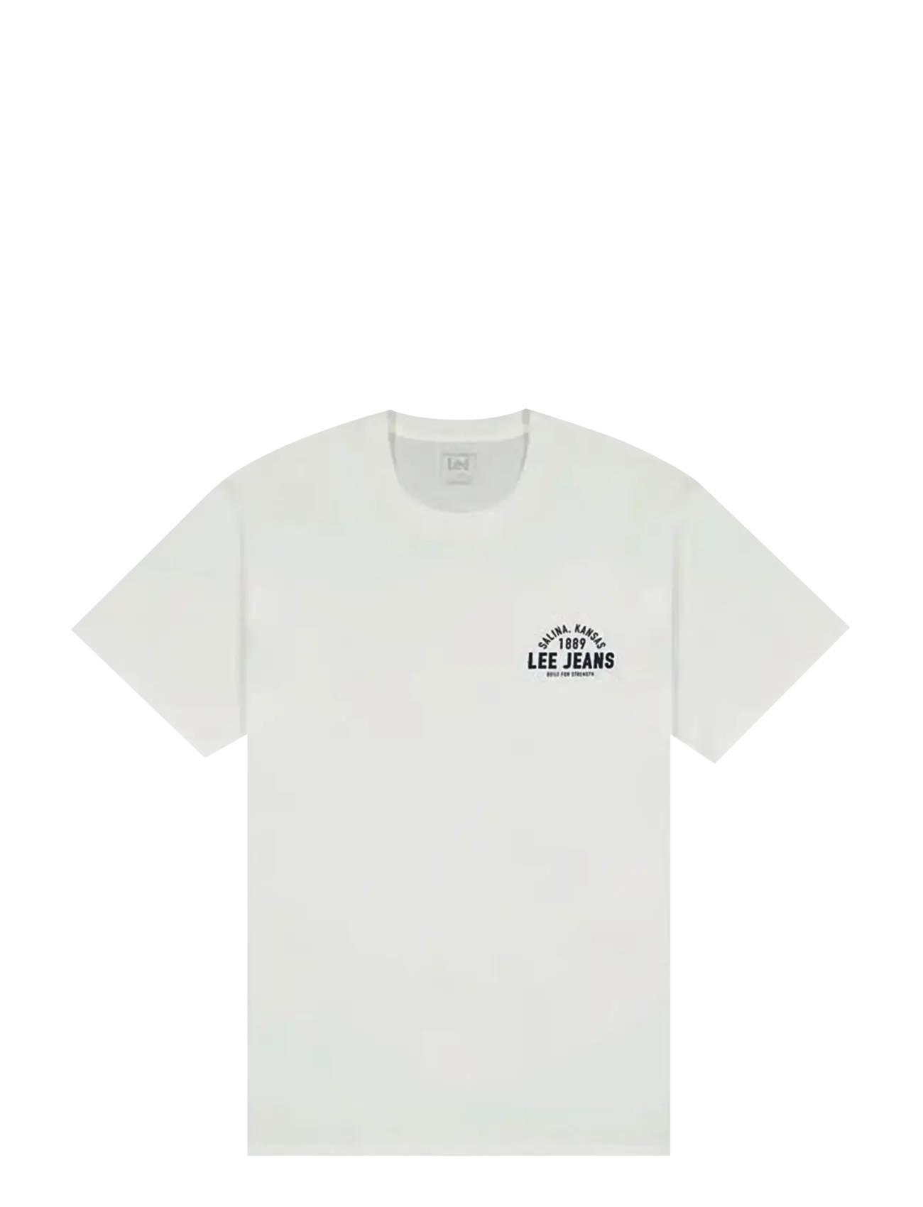 Lee Jeans SMALL LOGO TEE - Lee Jeans - BRIGHT WHITE / white
