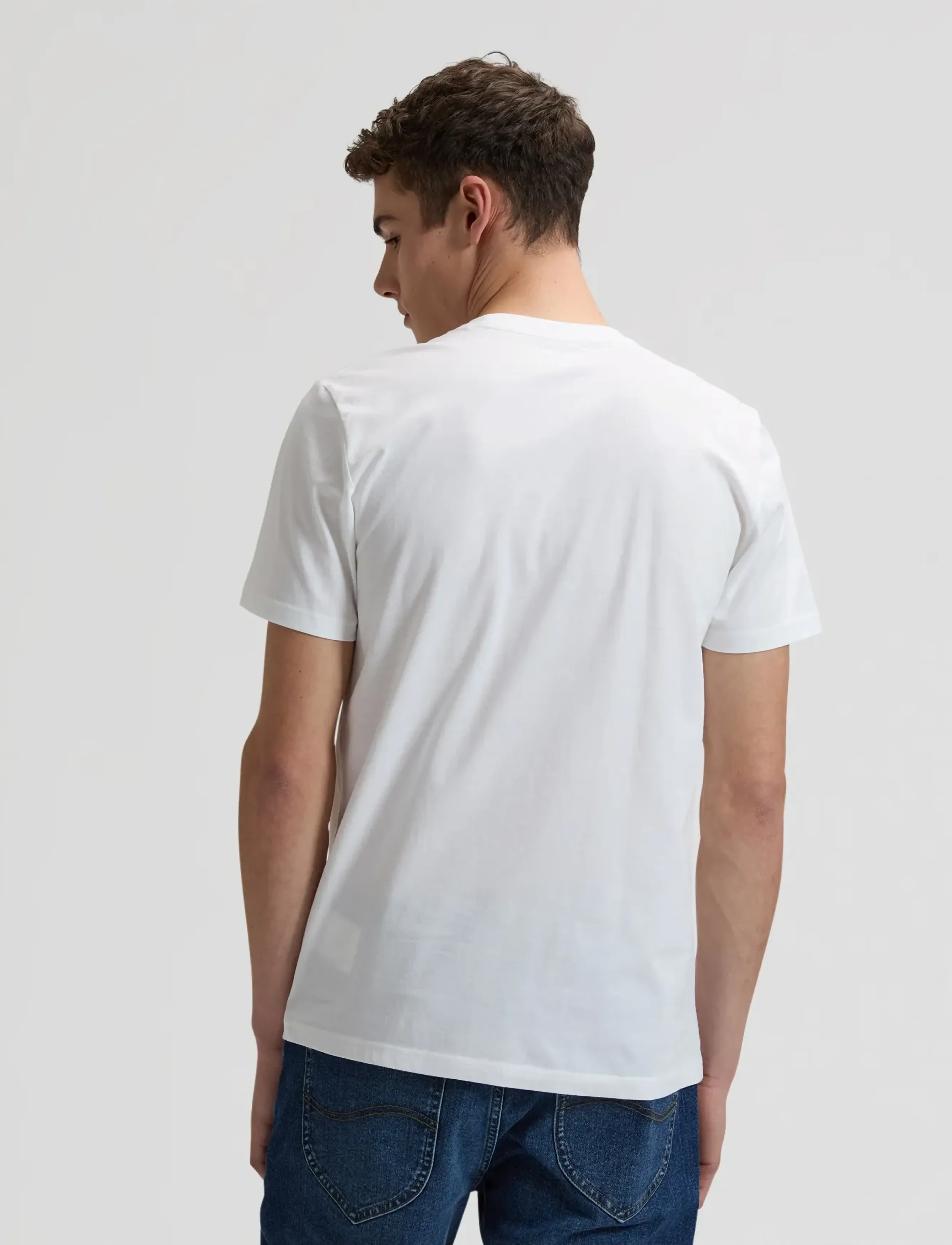 Lee Jeans - SMALL LOGO TEE - madalaimad hinnad - bright white - 2