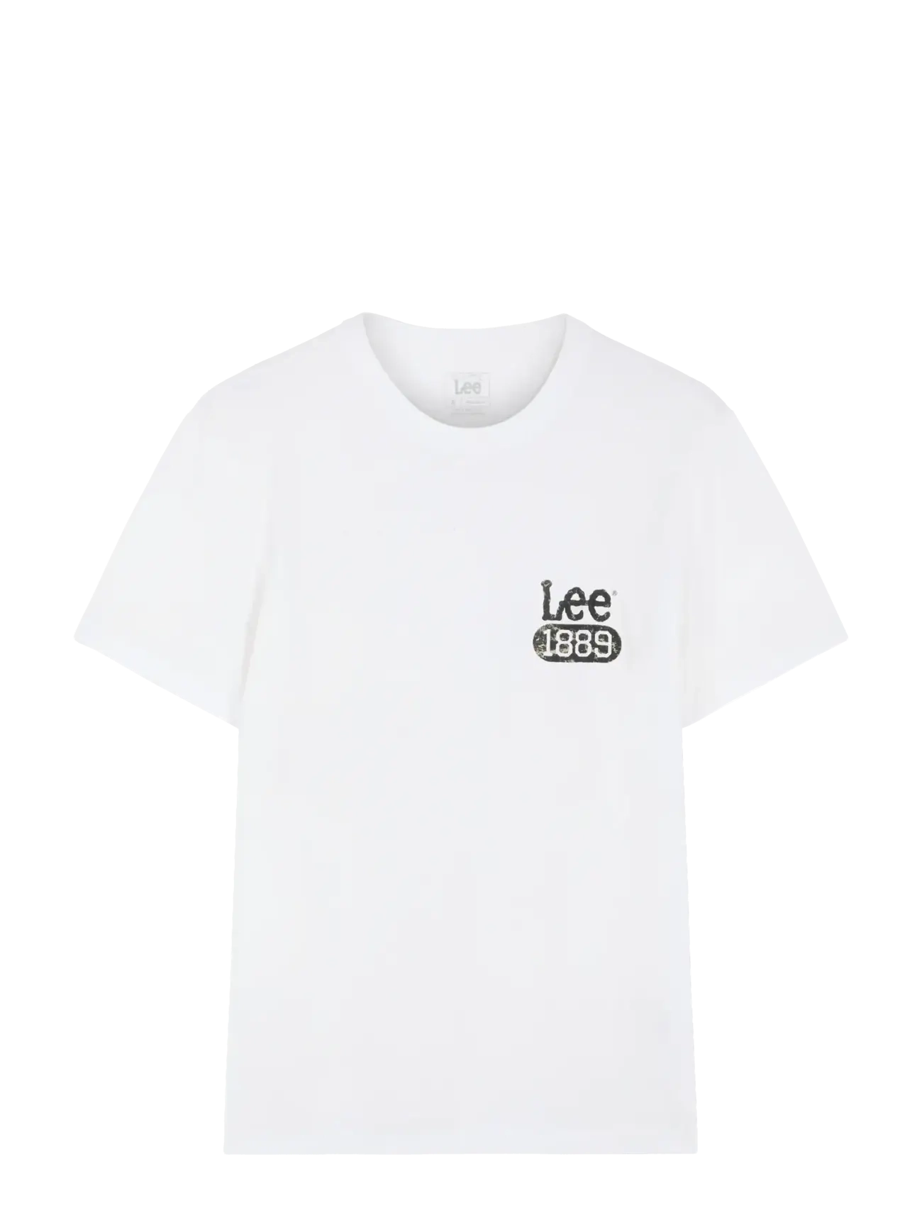 Lee Jeans - SMALL LOGO TEE - short-sleeved t-shirts - bright white - 1