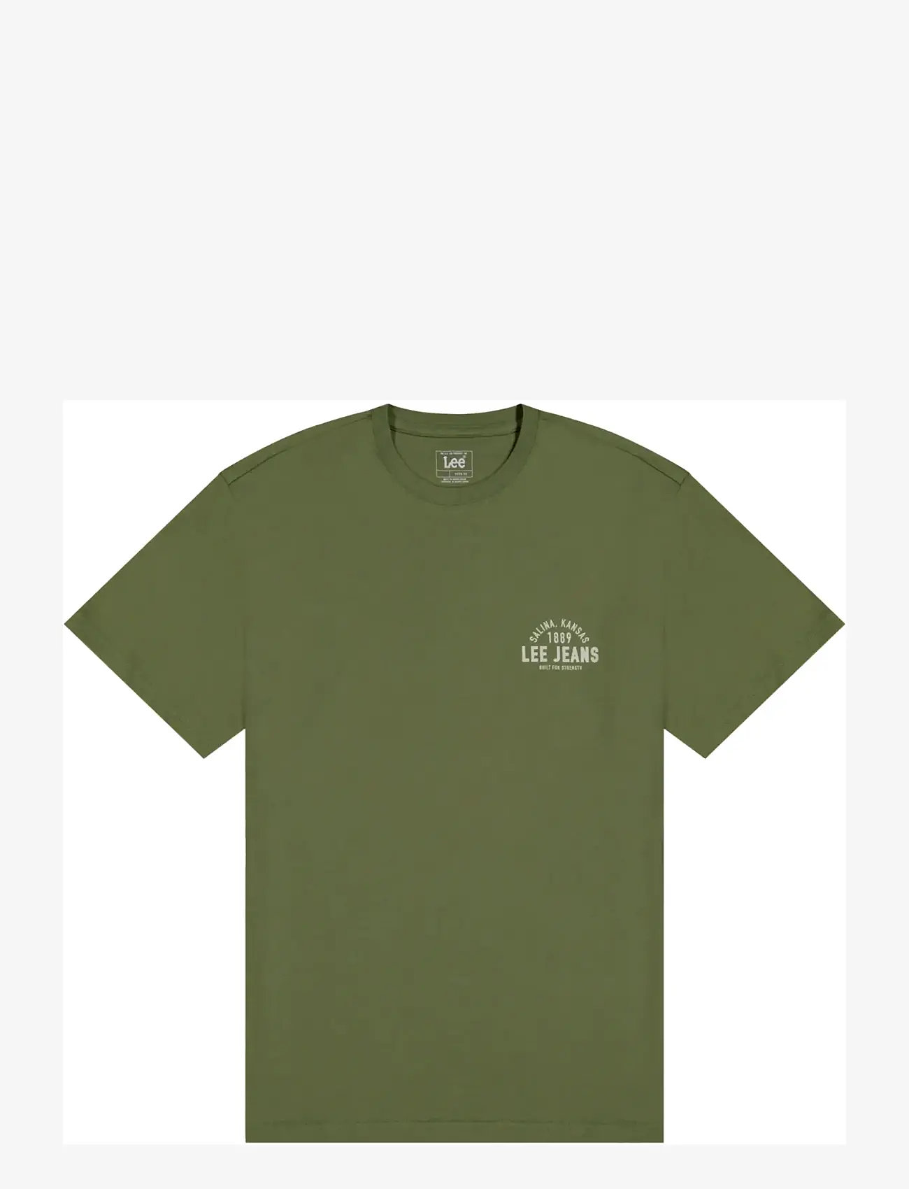 Lee Jeans - SMALL LOGO TEE - laveste priser - mercantile green - 1