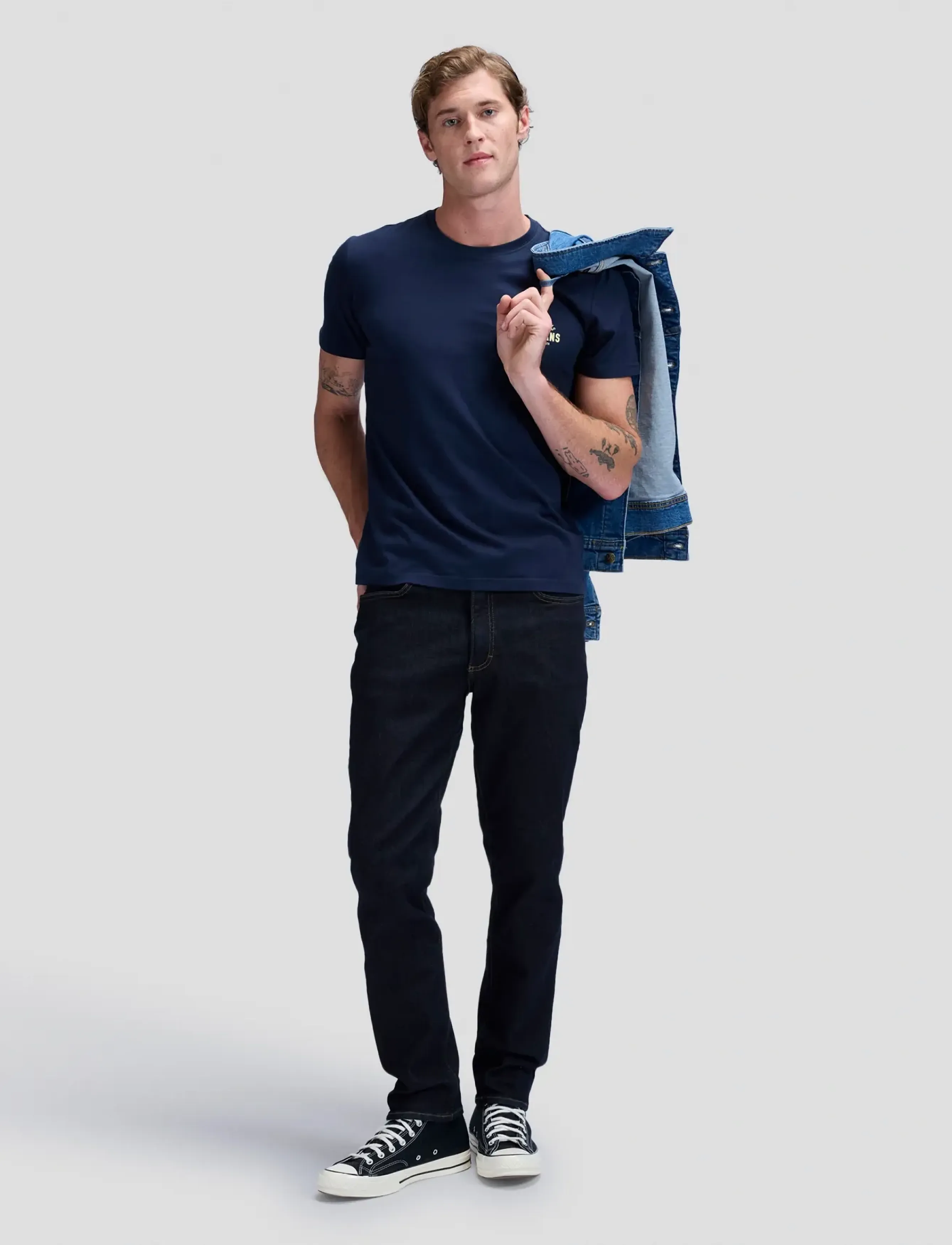 Lee Jeans - SMALL LOGO TEE - madalaimad hinnad - rivet navy - 3