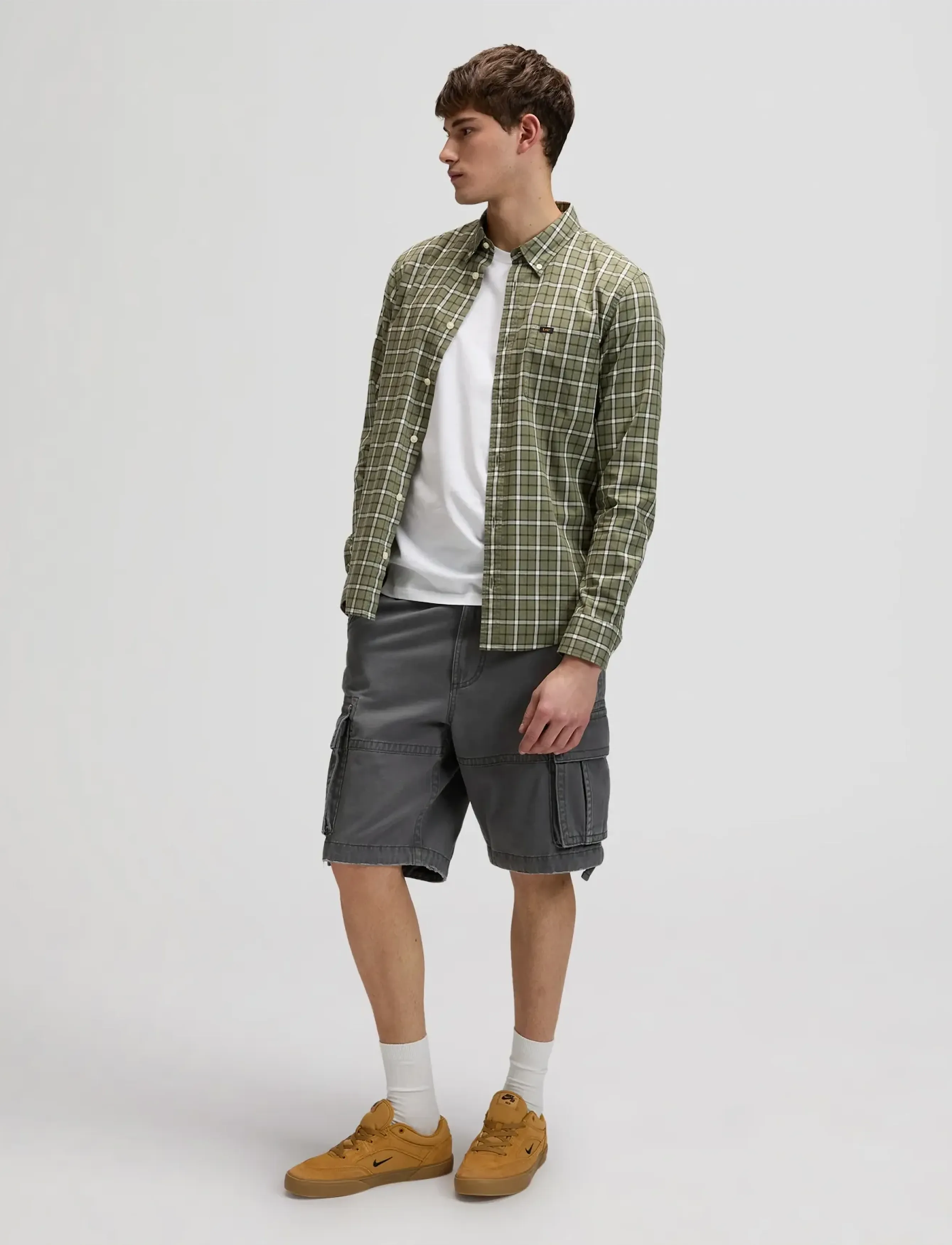 Lee Jeans - SIERRA SHORT - mænd - static grey - 3