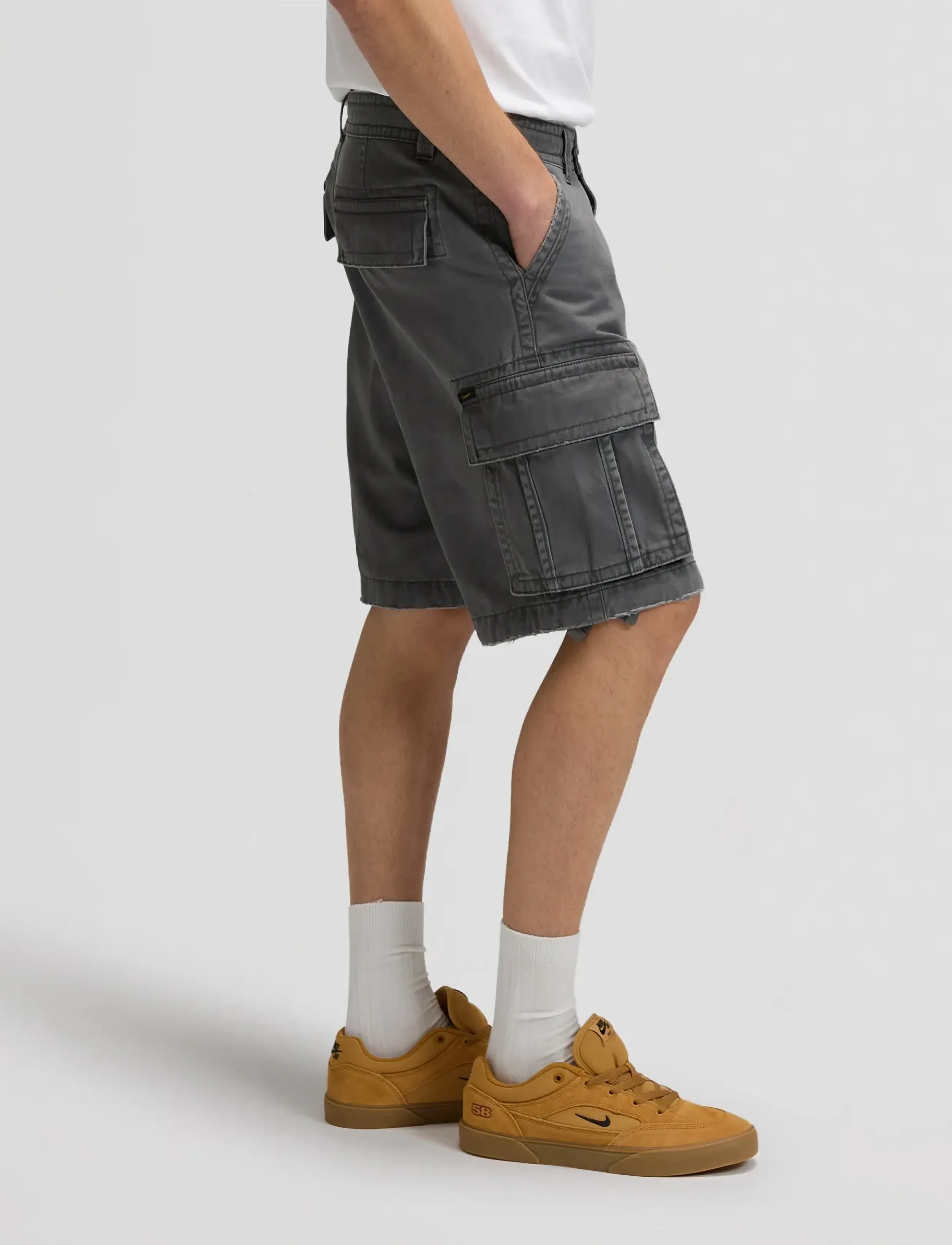 Lee Jeans - SIERRA SHORT - mænd - static grey - 4