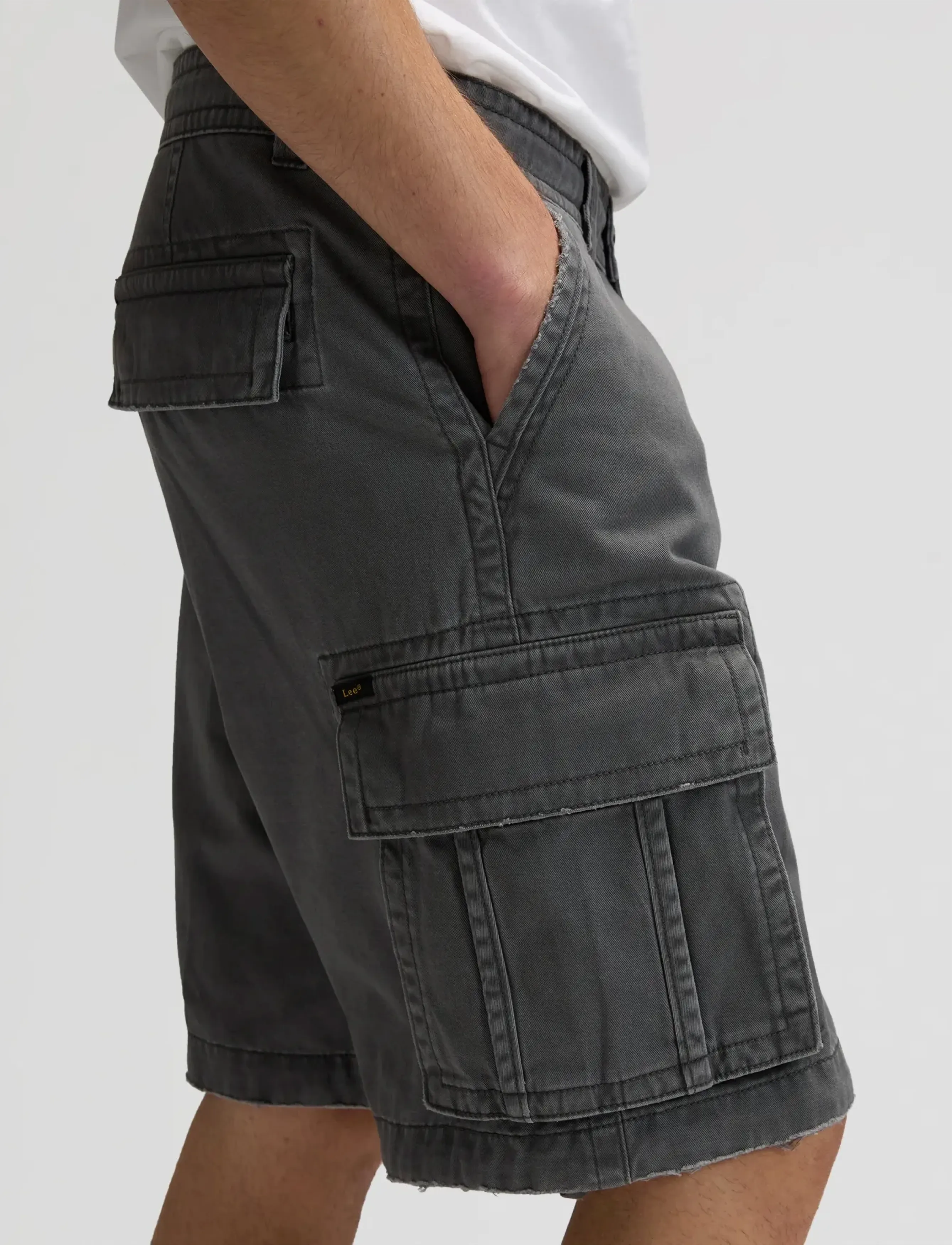 Lee Jeans - SIERRA SHORT - mænd - static grey - 5
