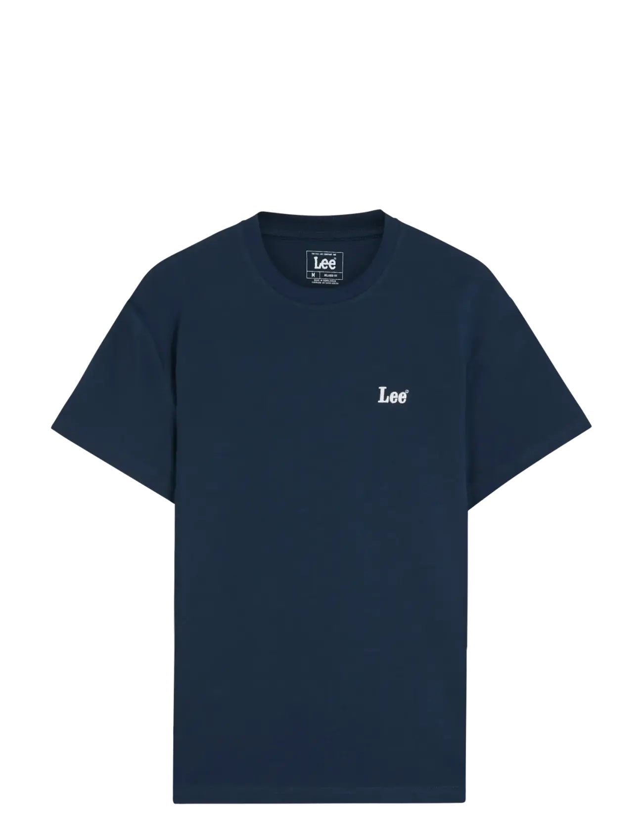 Lee Jeans - SS SMALL LOGO TEE - short-sleeved t-shirts - dress blues - 1