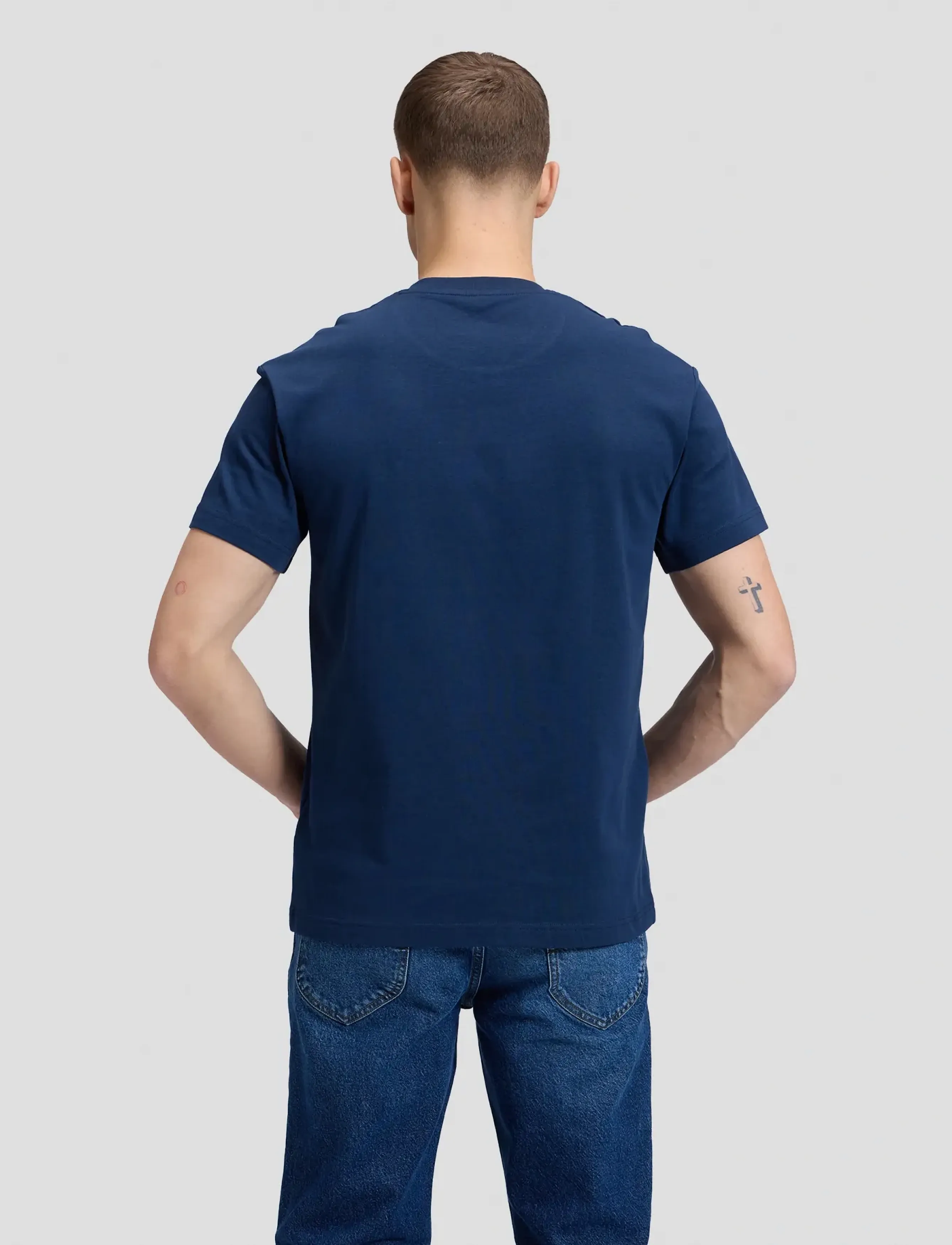 Lee Jeans - SS SMALL LOGO TEE - short-sleeved t-shirts - dress blues - 2