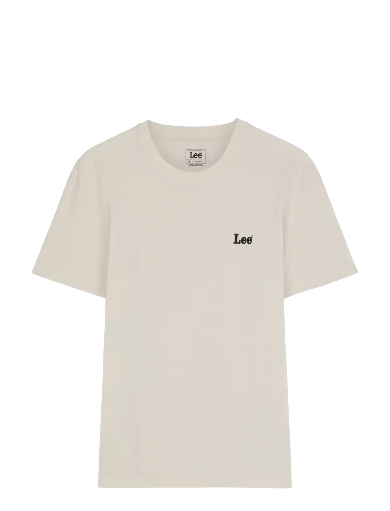 Lee Jeans - SS SMALL LOGO TEE - lühikeste varrukatega t-särgid - ecru - 1