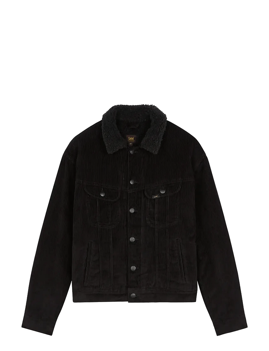 Lee Jeans - RELAXED SHERPA JACKET - daunenjacken - black - 1