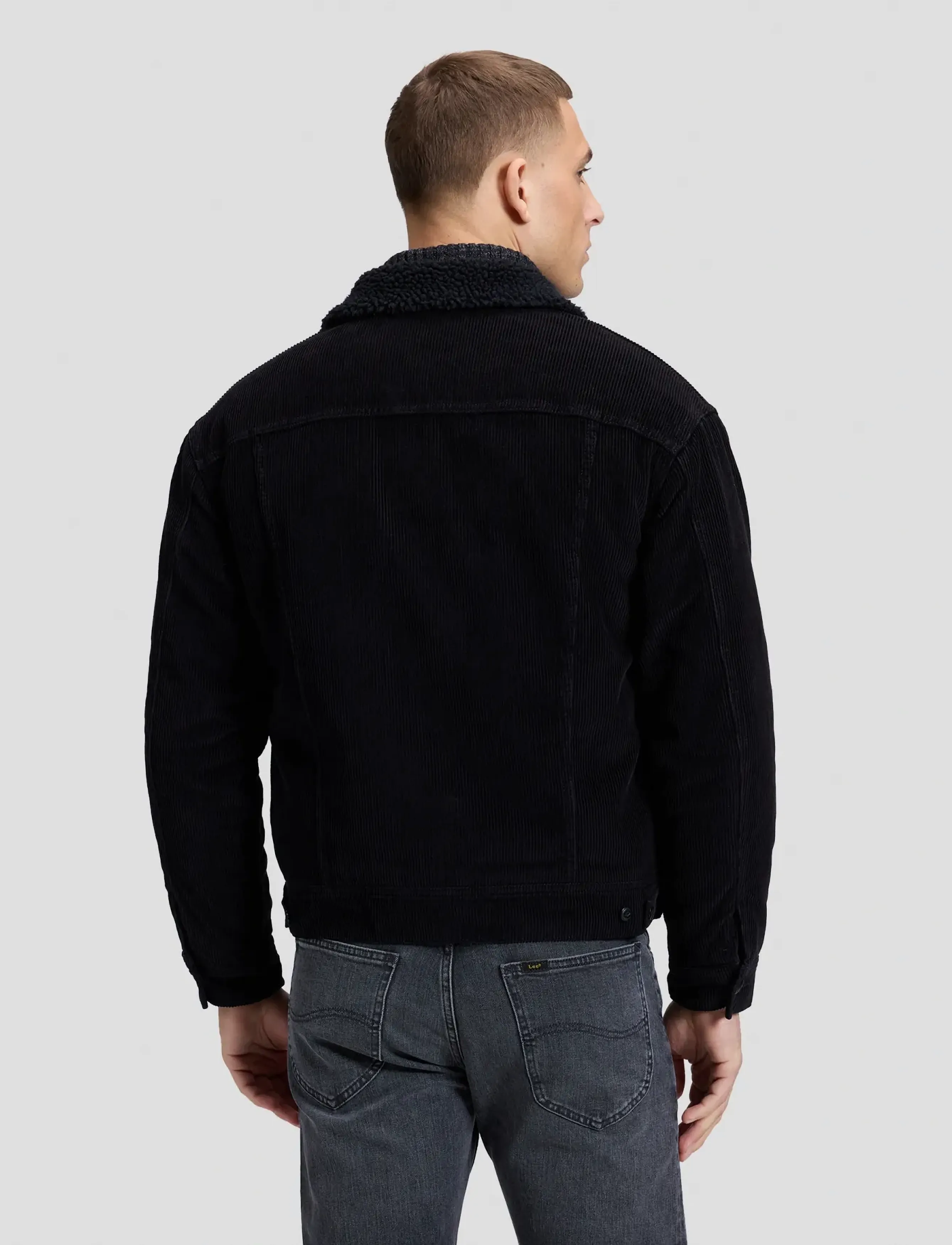 Lee Jeans - RELAXED SHERPA JACKET - daunenjacken - black - 2