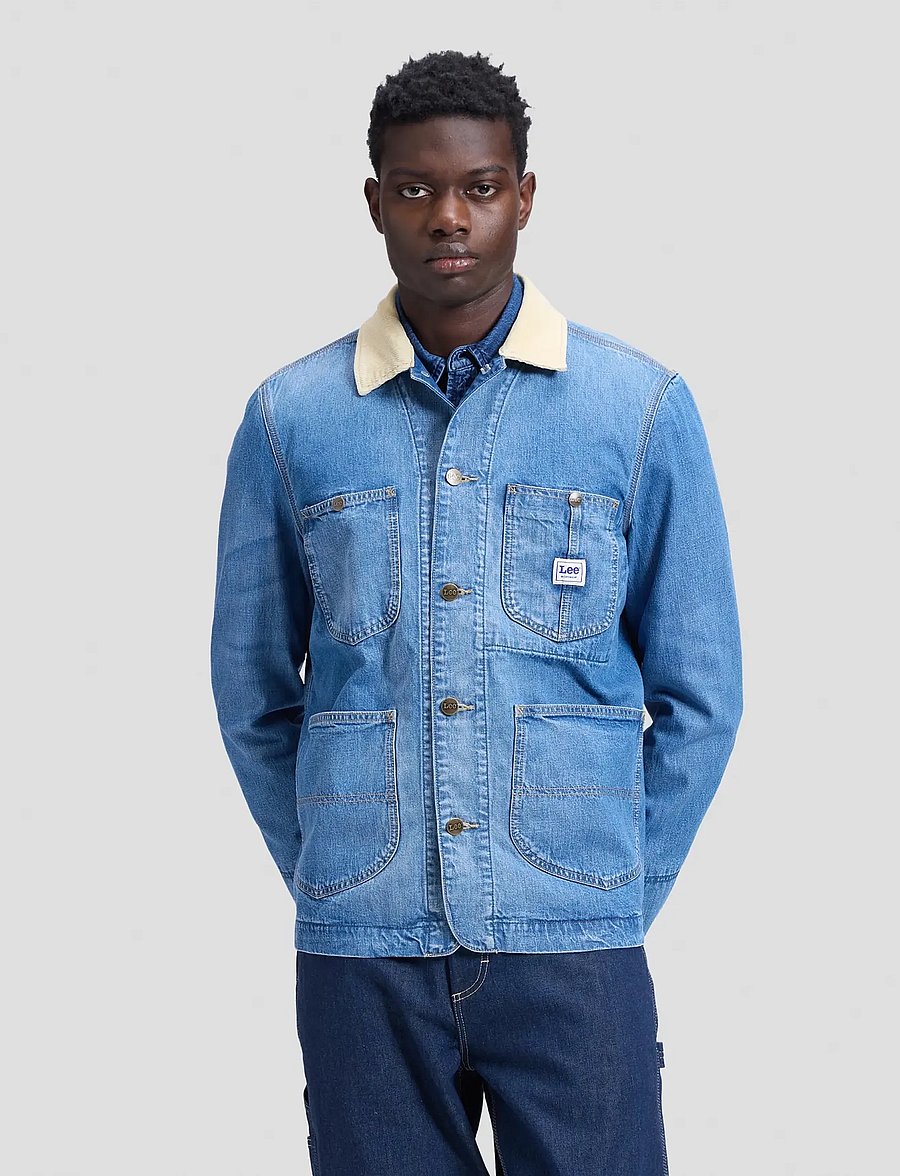Lee Jeans - 91LJ CHORE JACKET - gefütterte denimjacken - vintage wear - 0