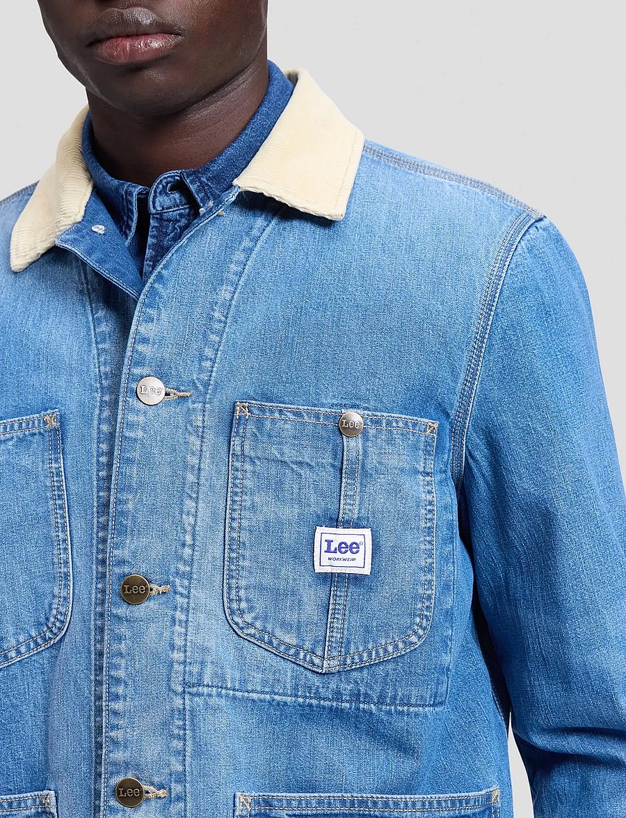 Lee Jeans - 91LJ CHORE JACKET - gefütterte denimjacken - vintage wear - 5