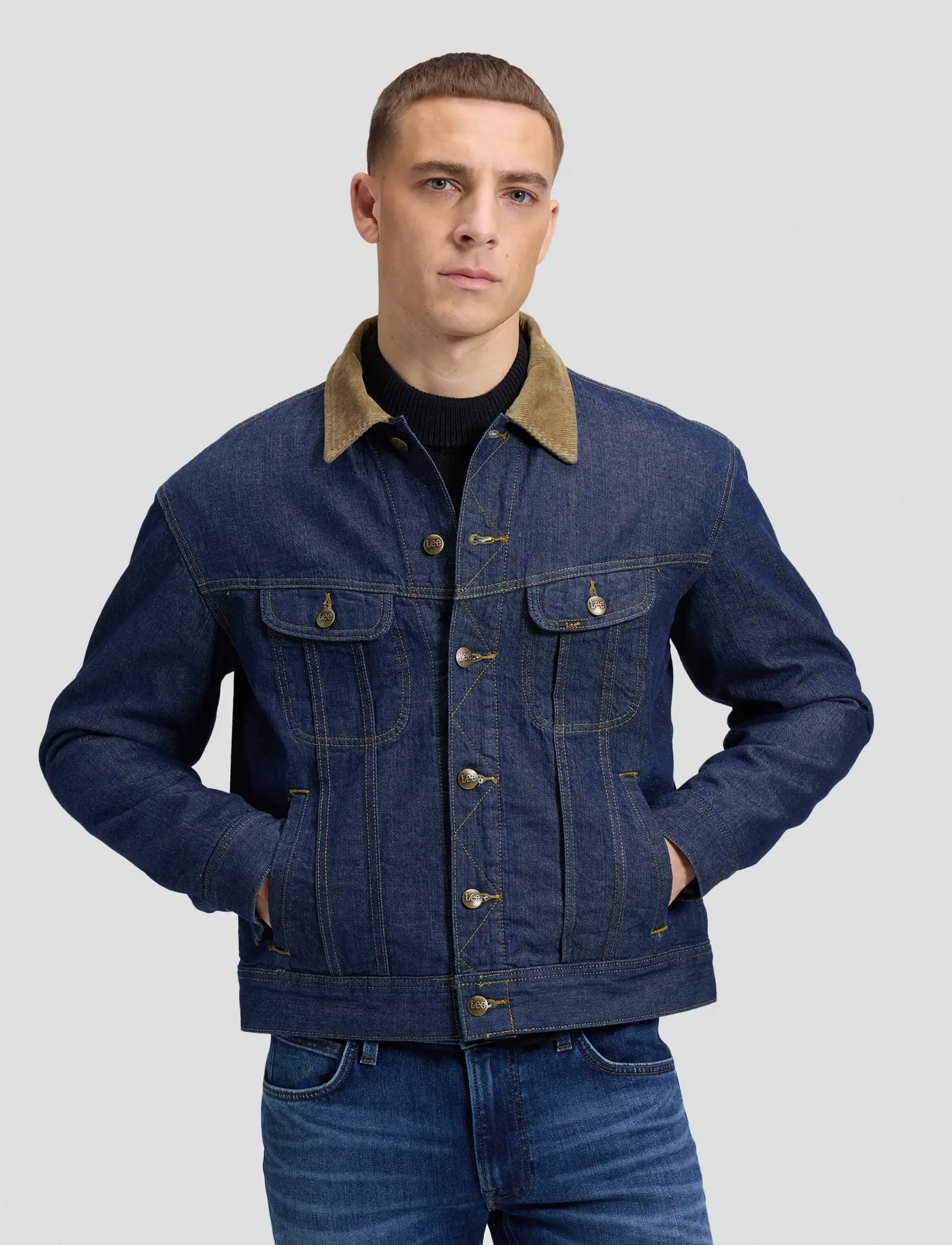 Lee Jeans STORM RIDER JACKET - Jacken & Mäntel - BRAND LOYAL / navy