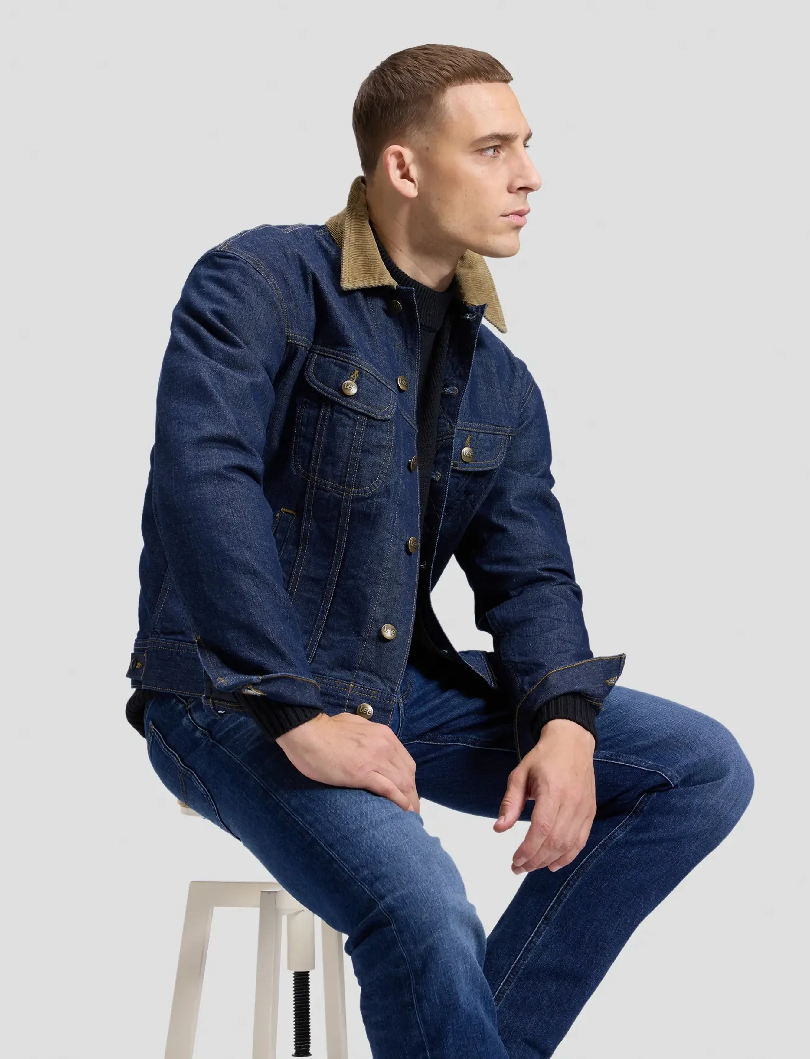 Lee Jeans Storm Rider Jacket jeansjackor herr – bild 6