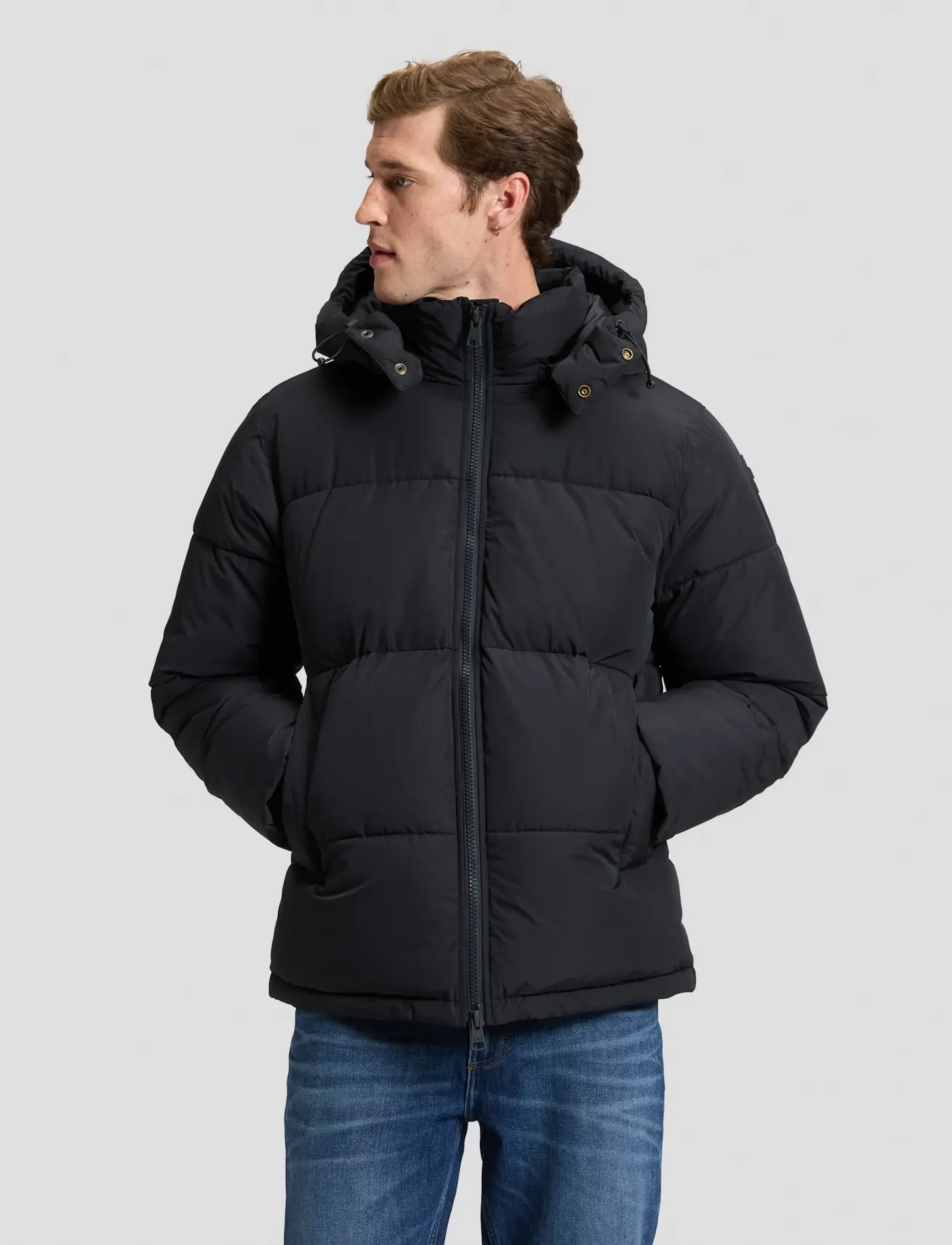 Lee Jeans - LEE PUFFER - forårsjakker - black - 2