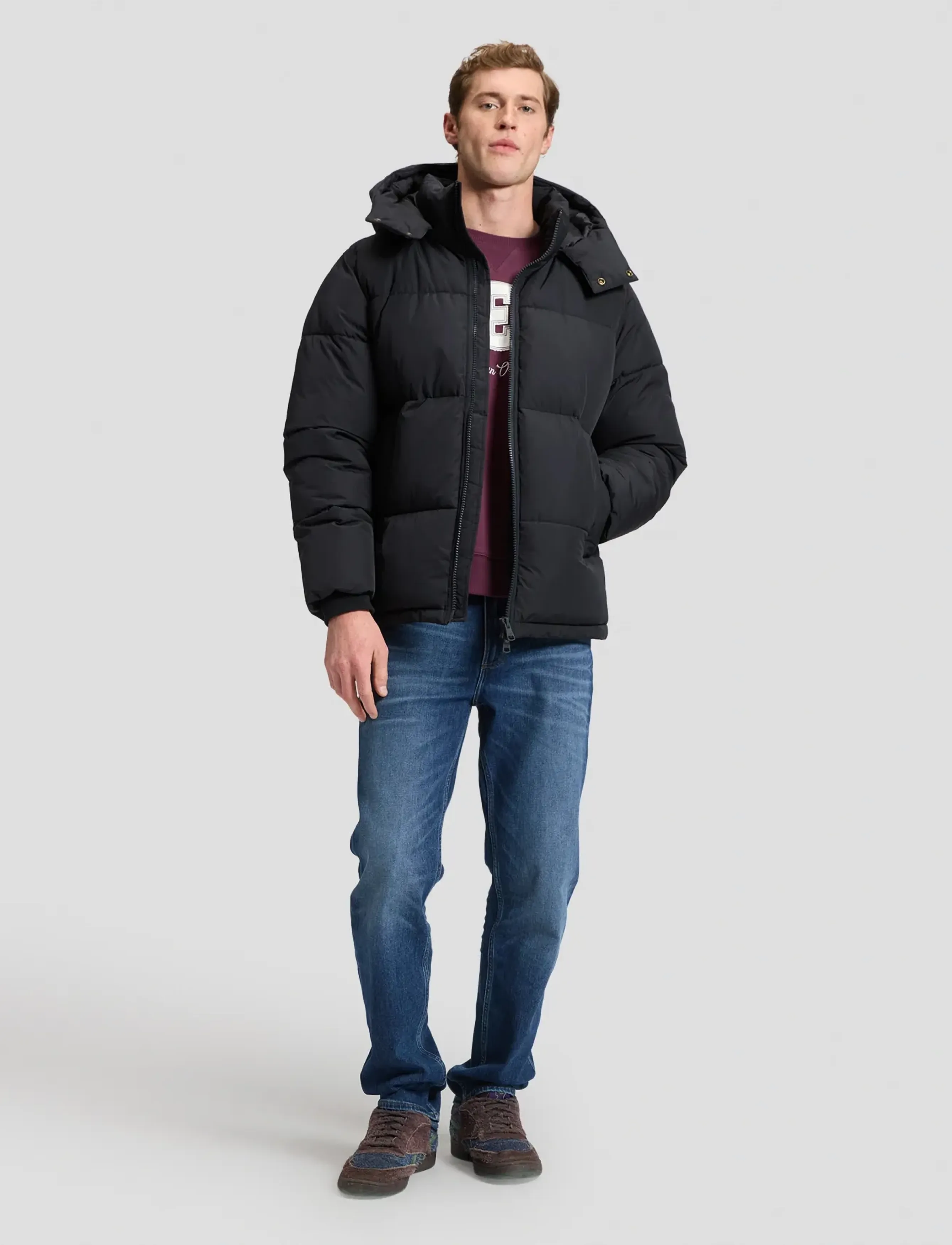 Lee Jeans - LEE PUFFER - forårsjakker - black - 4