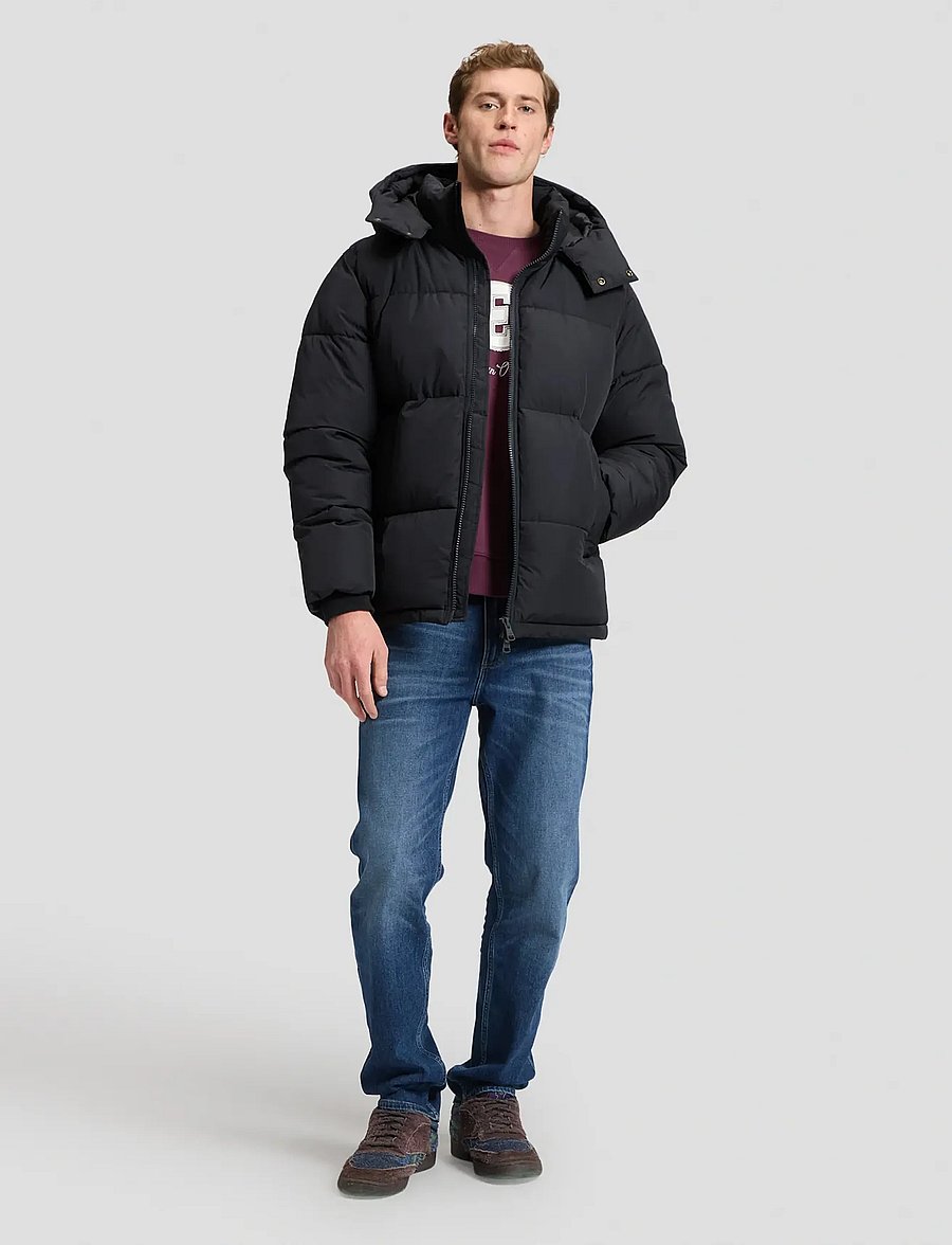 Lee Jeans - LEE PUFFER - forårsjakker - black - 4
