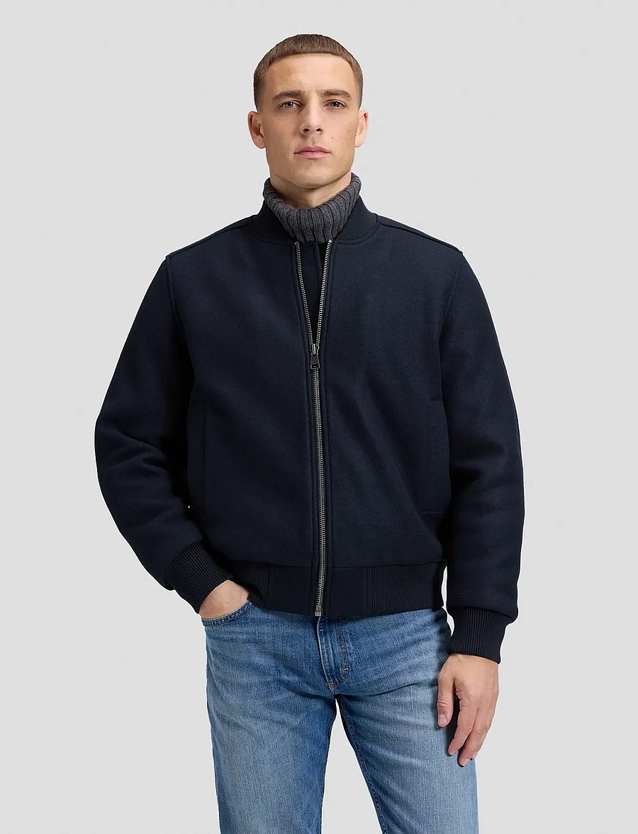 Lee Jeans - WOOL BOMBER - kevadjoped - black - 0