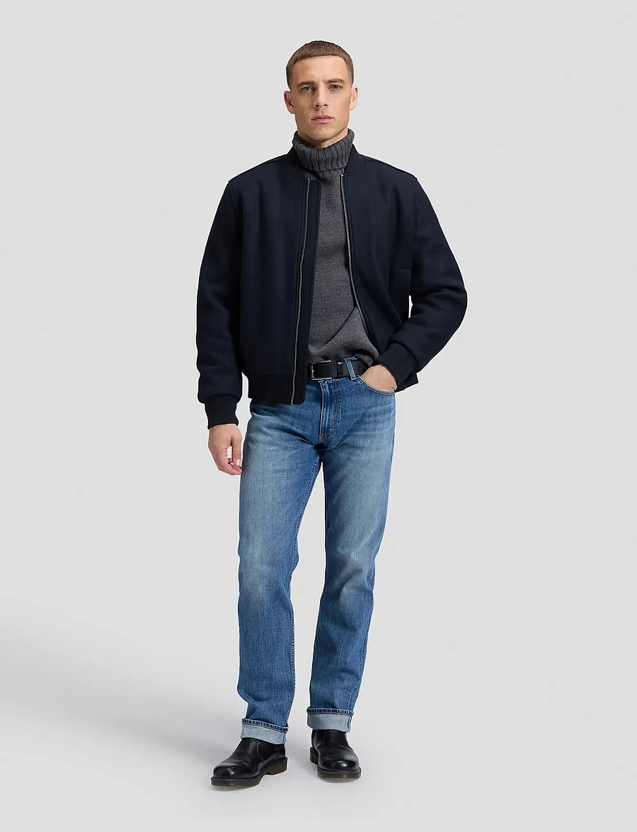 Lee Jeans - WOOL BOMBER - kevadjoped - black - 3