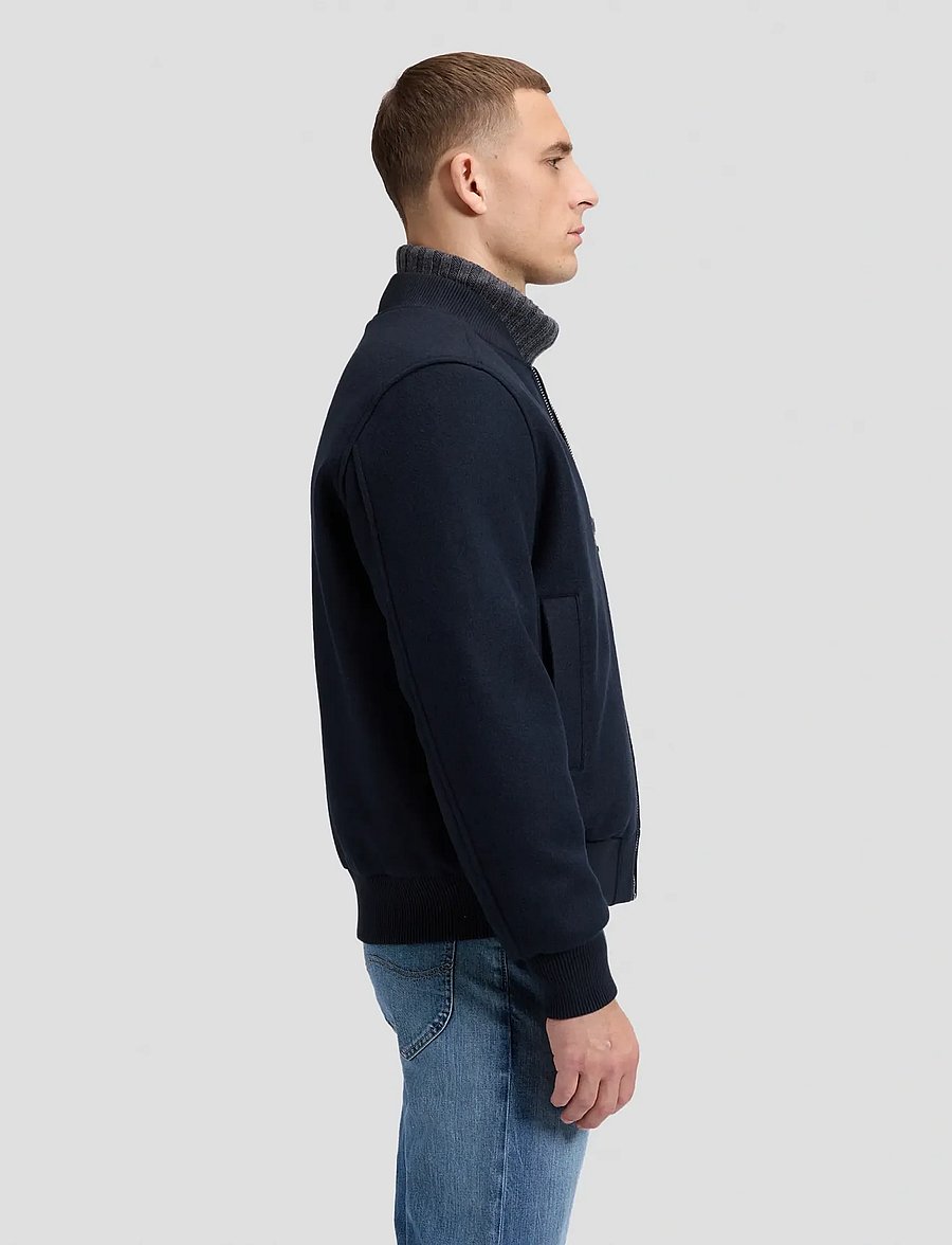 Lee Jeans - WOOL BOMBER - kevadjoped - black - 4