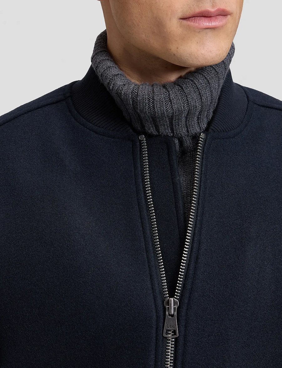 Lee Jeans - WOOL BOMBER - kevadjoped - black - 5