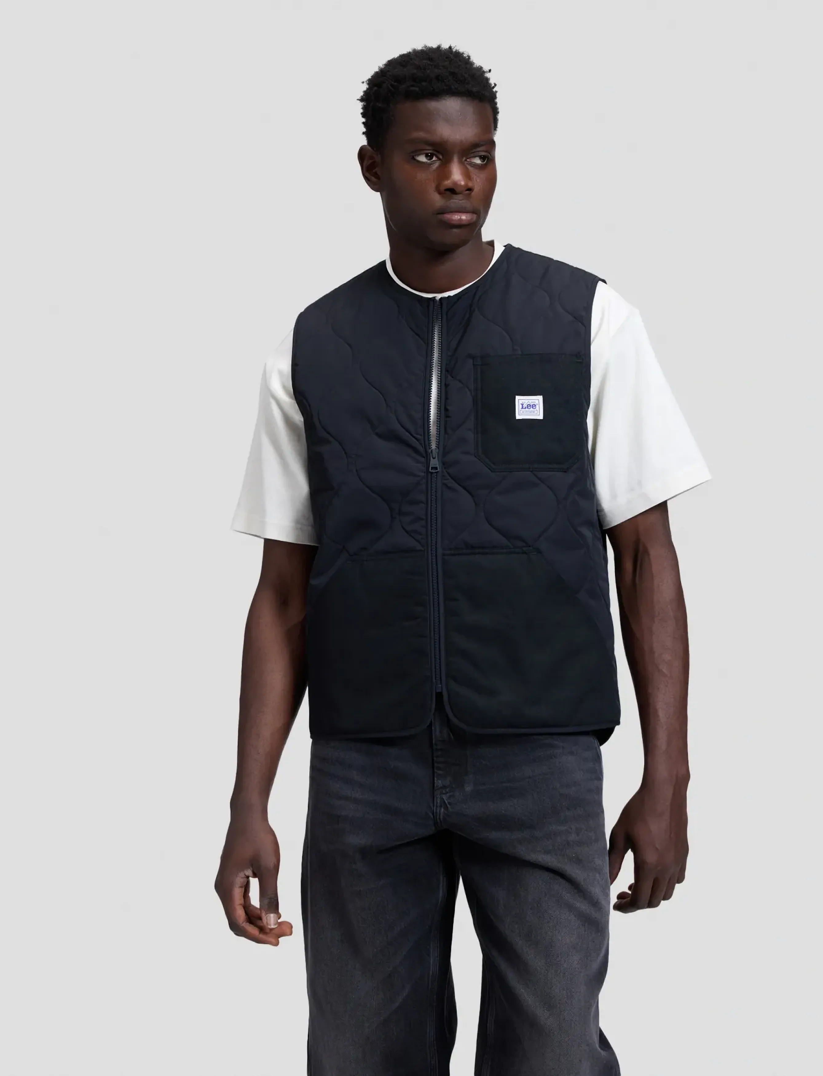 Lee Jeans WORKWEAR VEST - Vestid - BLACK / black