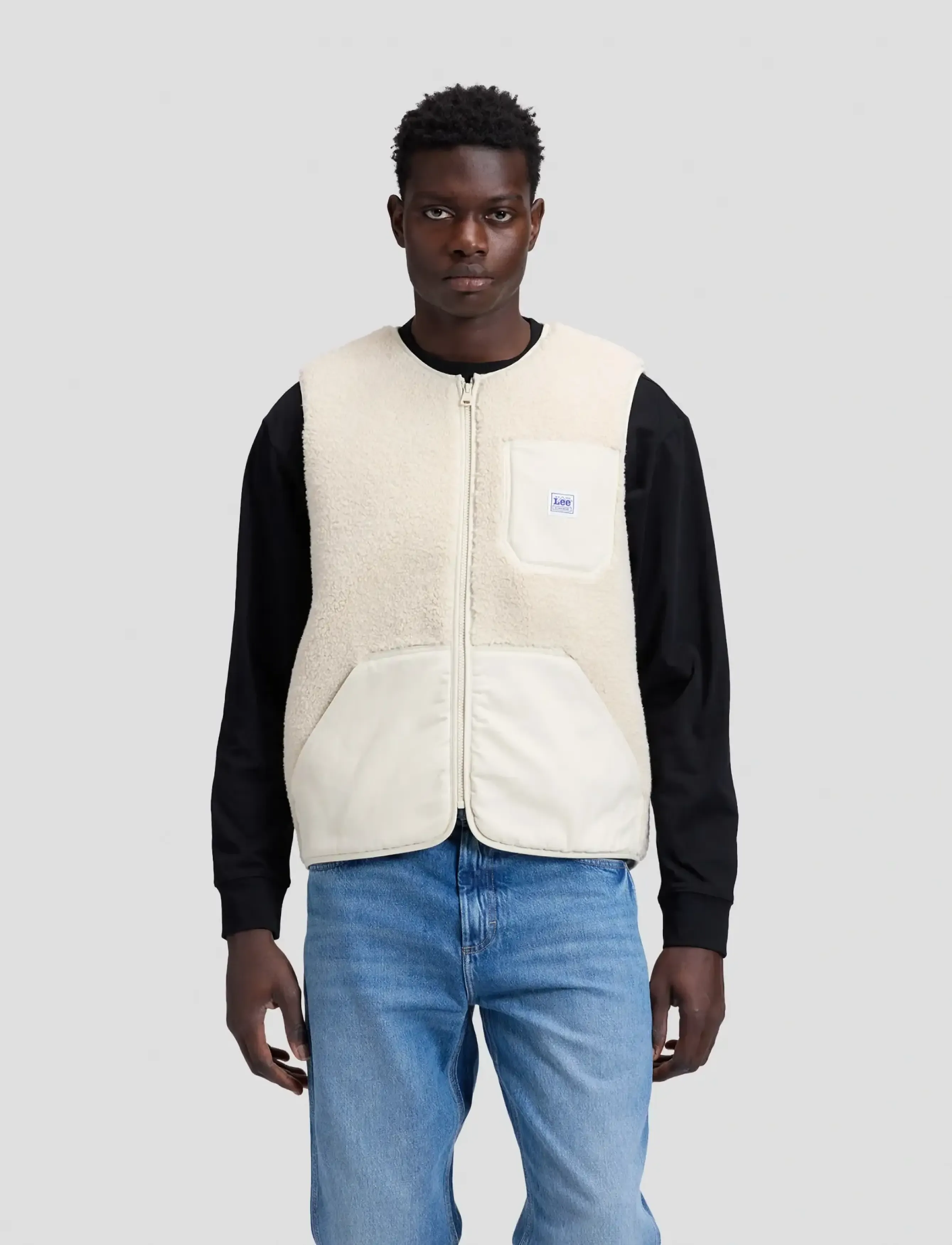 Lee Jeans WORKWEAR VEST - Vis alt - WARM ECRU / cream