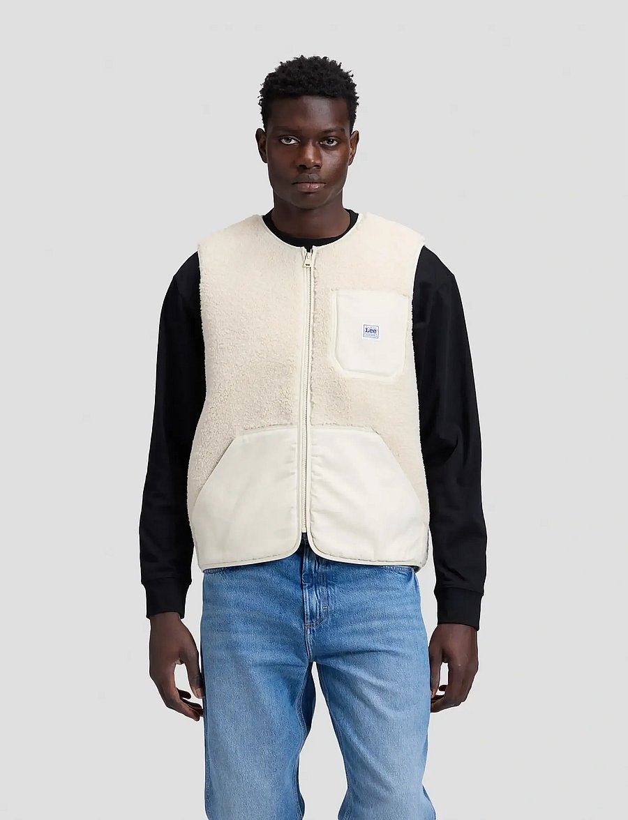 Lee Jeans - WORKWEAR VEST - veste - warm ecru - 0
