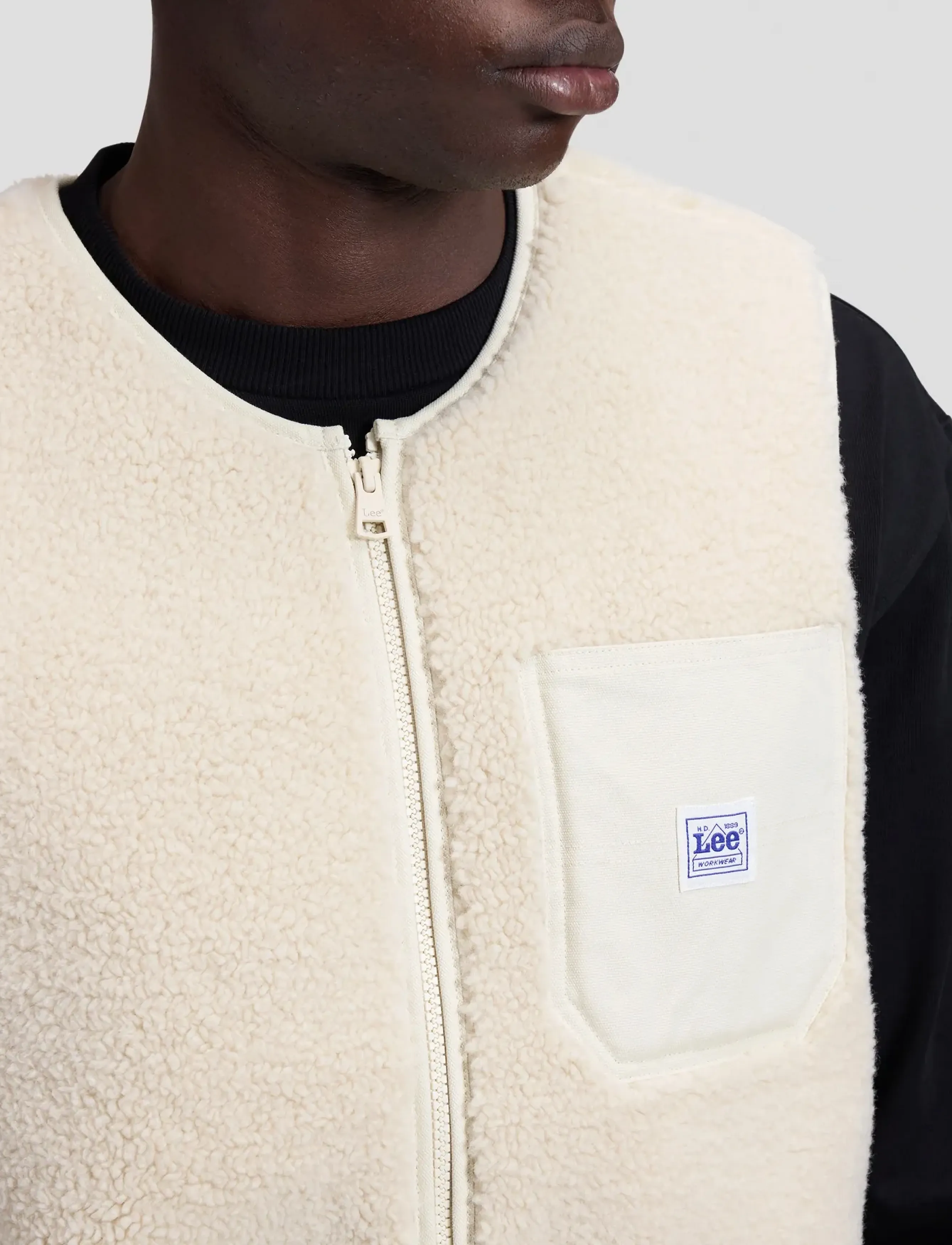 Lee Jeans - WORKWEAR VEST - veste - warm ecru - 5