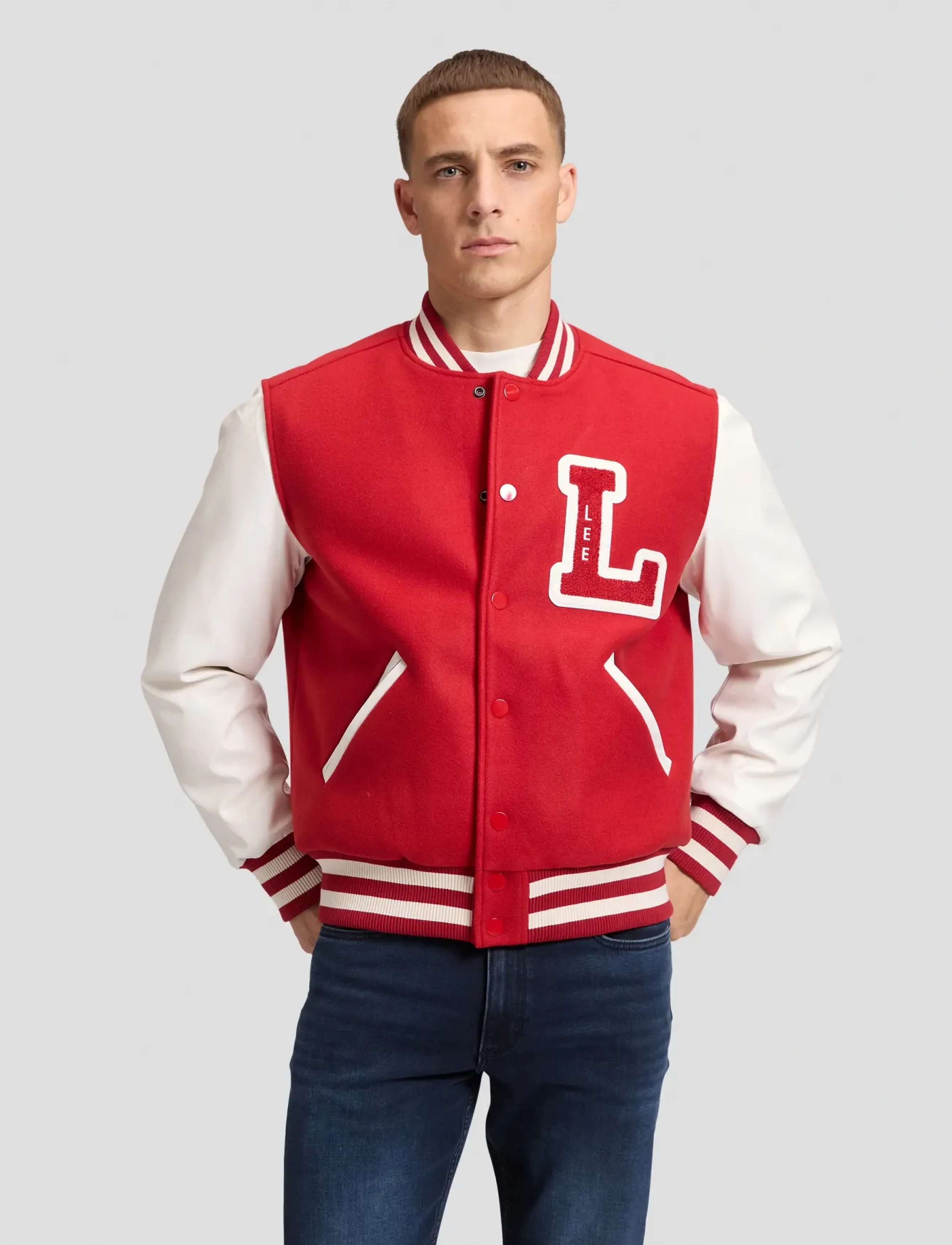 Lee Jeans - LETTERMAN JKT - samba - 2