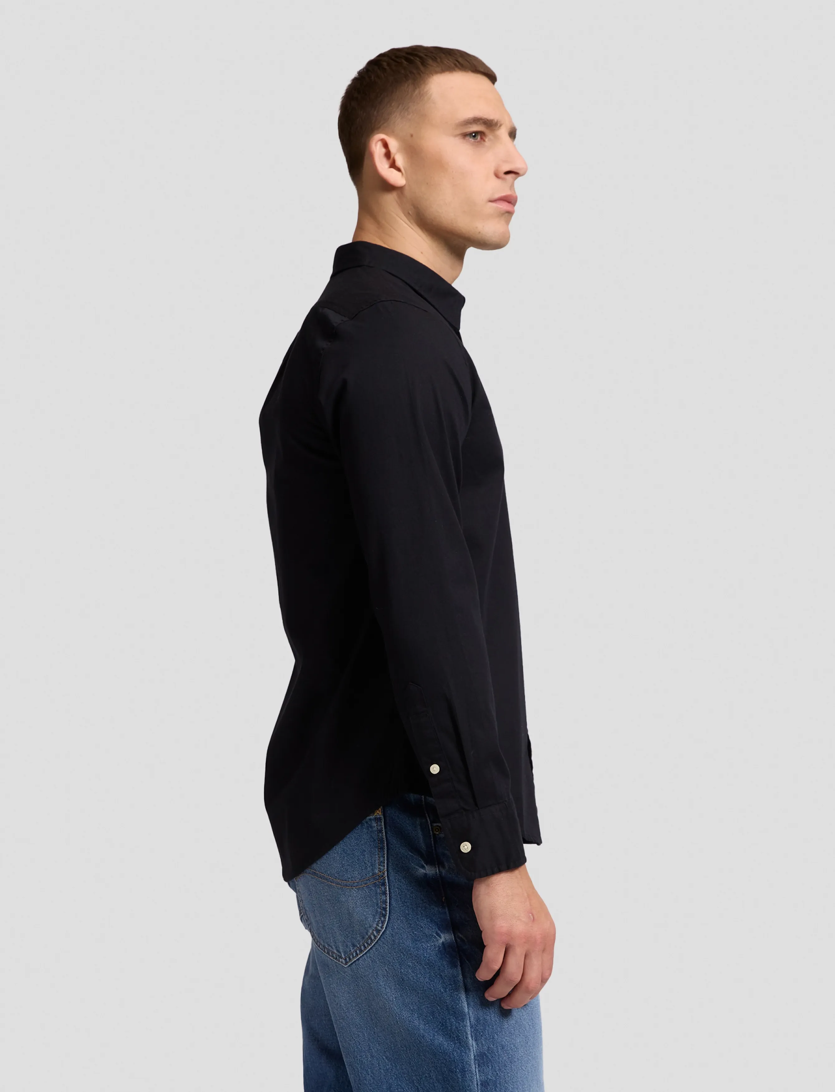 Lee Jeans - LS CLEAN SHIRT - casual hemden - black - 4