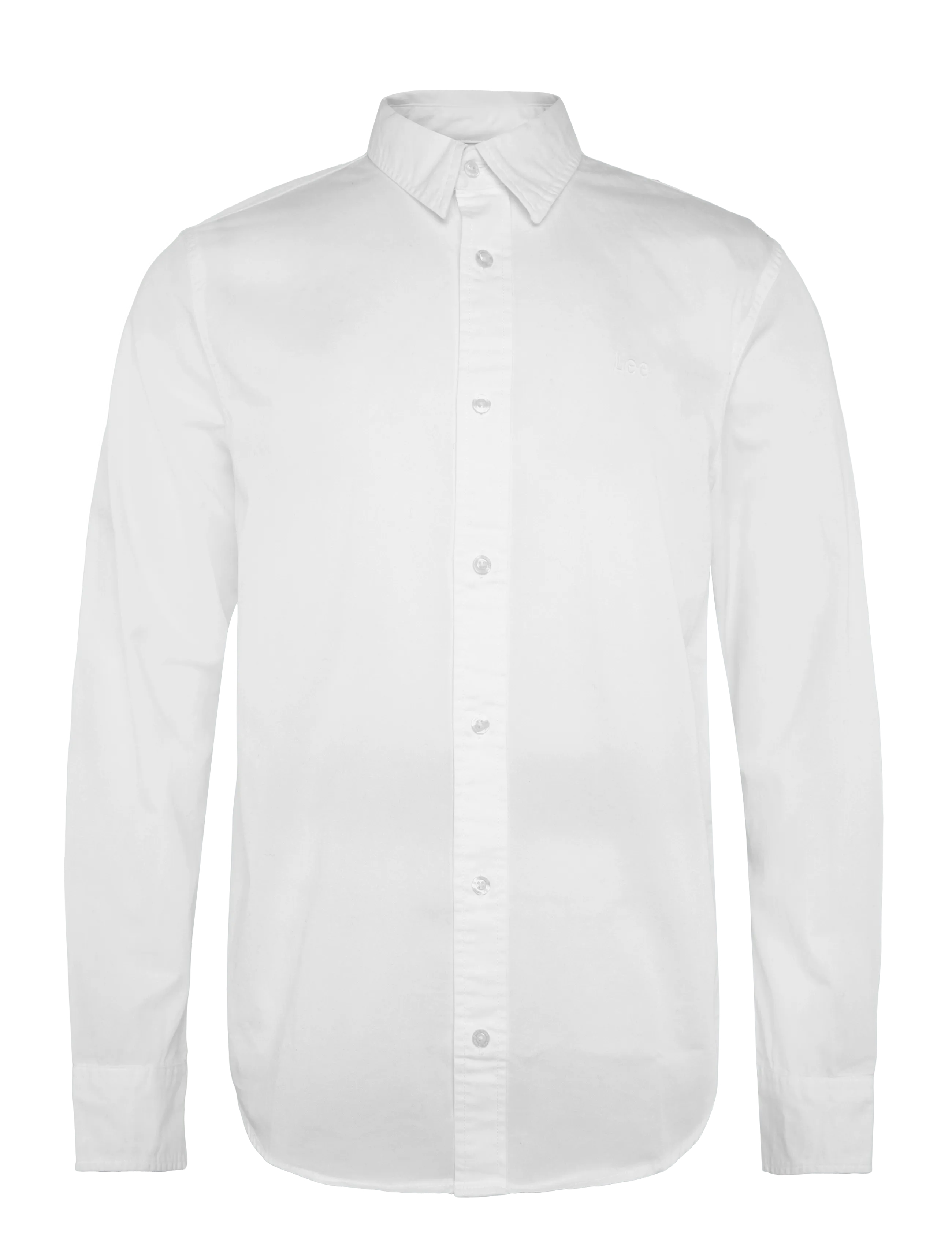 Lee Jeans LS CLEAN SHIRT - Särgid - BRIGHT WHITE / white