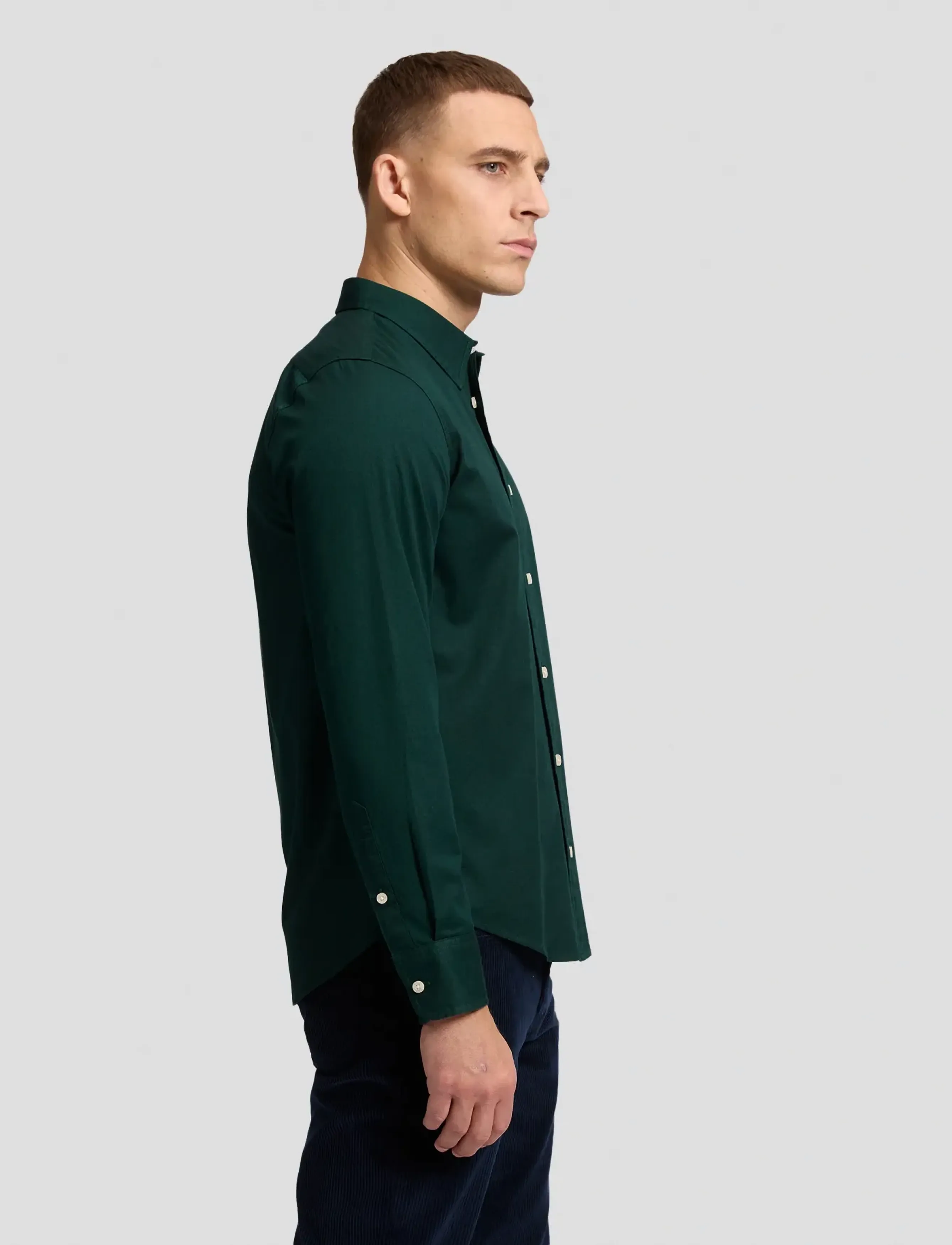 Lee Jeans - LS CLEAN SHIRT - casual hemden - jade forest - 4