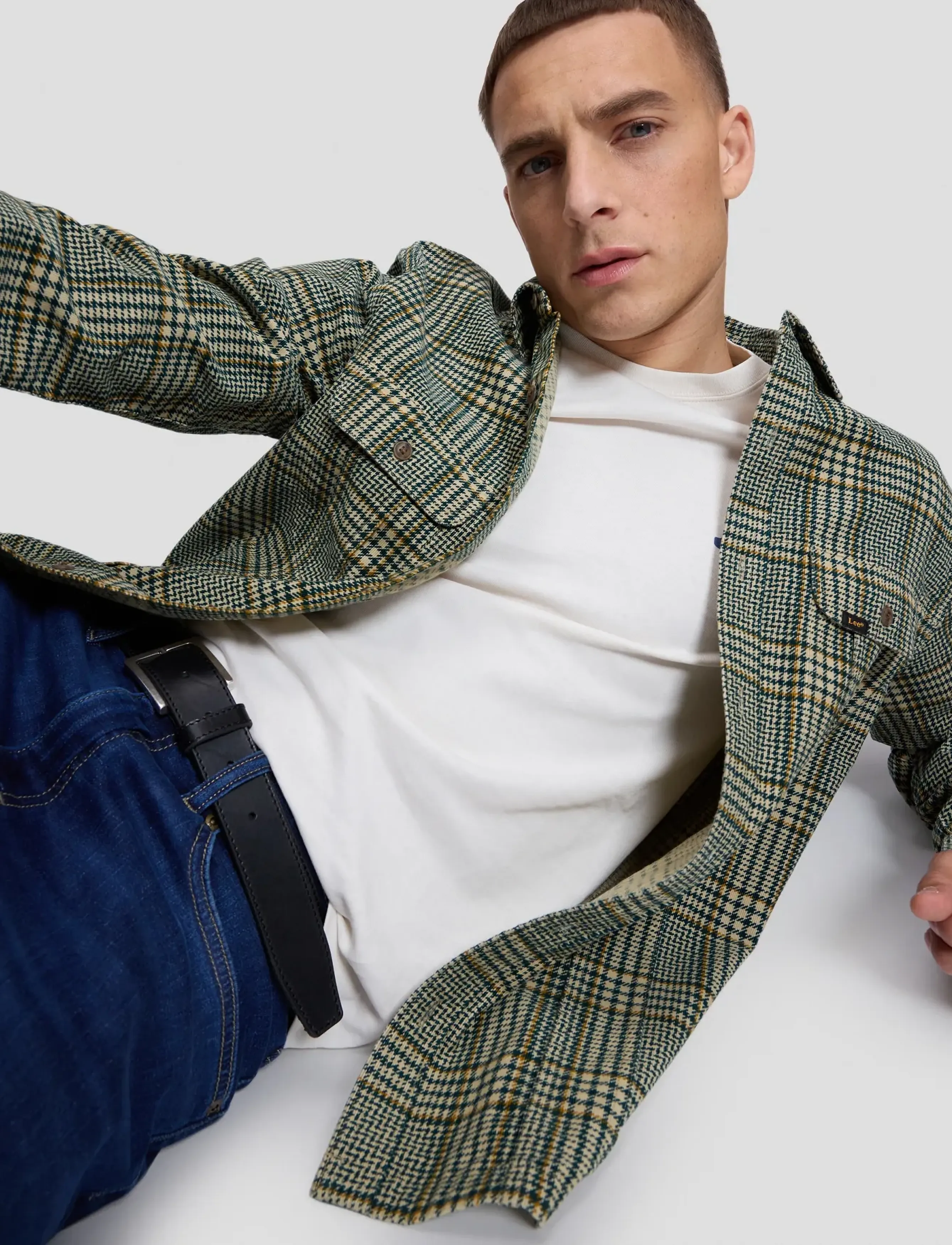 Lee Jeans RIDER INSPIRED SHIRT - Kleidung - PONDEROSA GLEN / khaki/green