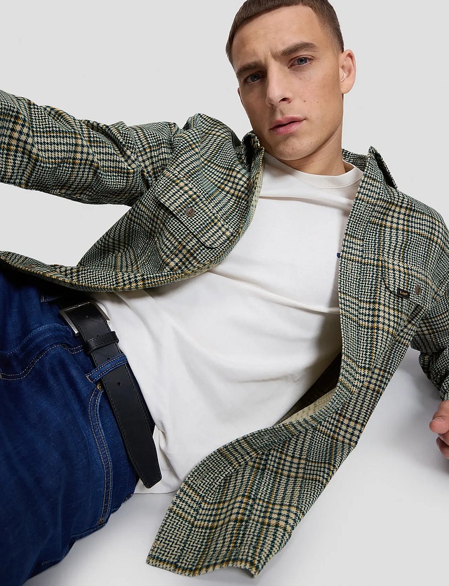 Lee Jeans - RIDER INSPIRED SHIRT - ponderosa glen - 0