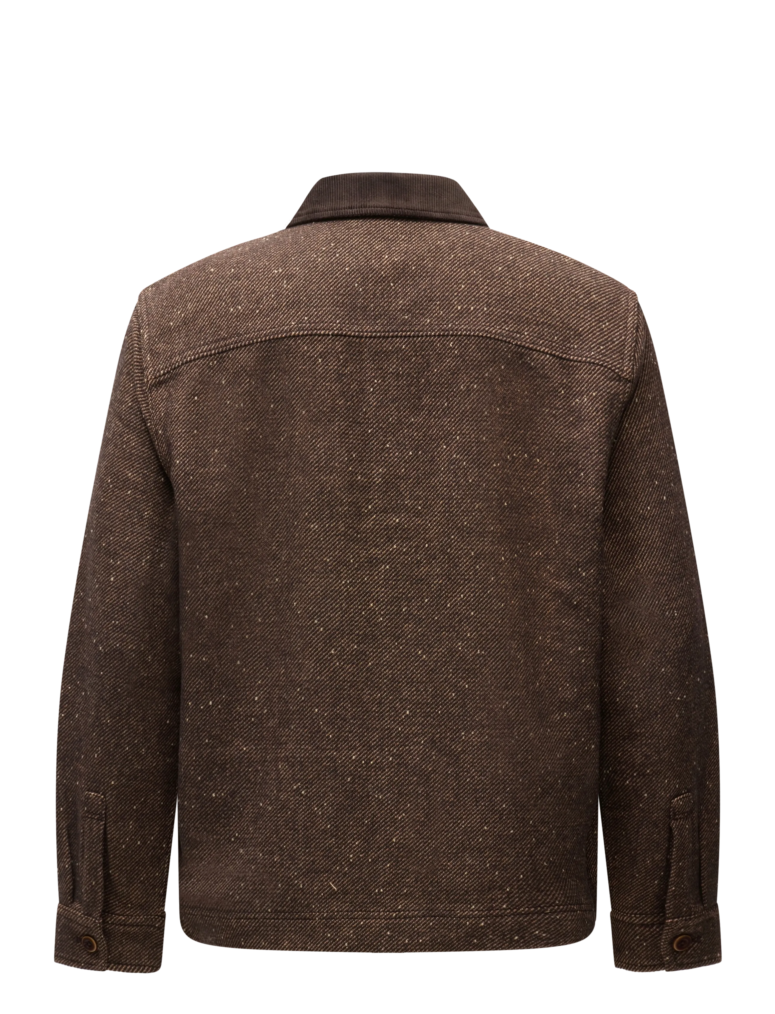 Lee Jeans - CORD COLLAR MIX OVERSHIRT - jackor - chocolate torte - 2