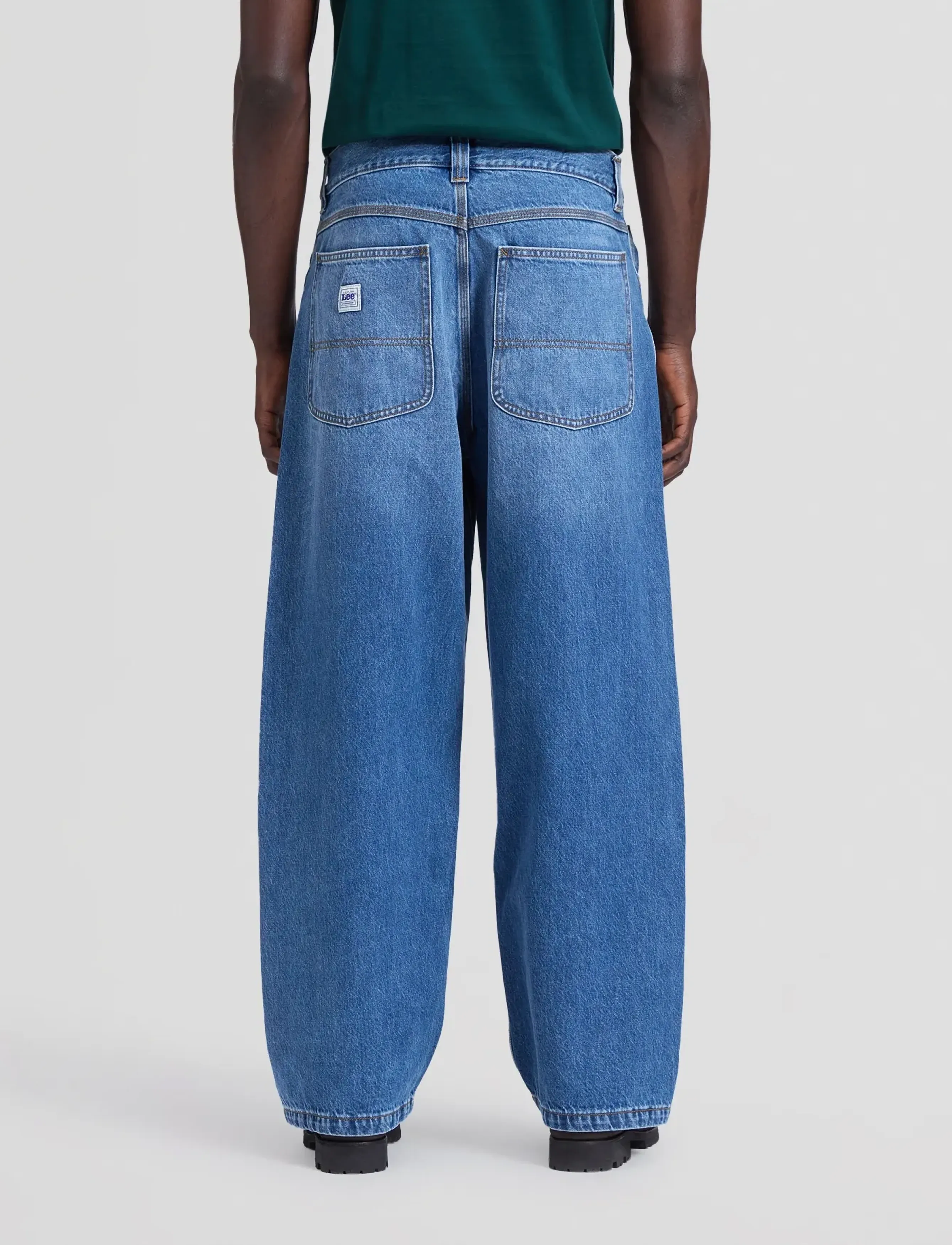 Lee Jeans - WORKWEAR SUPER BAGGY - weite jeans - dark funk - 3