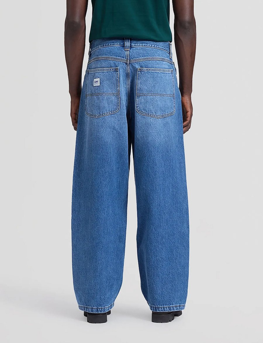 Lee Jeans - WORKWEAR SUPER BAGGY - weite jeans - dark funk - 3
