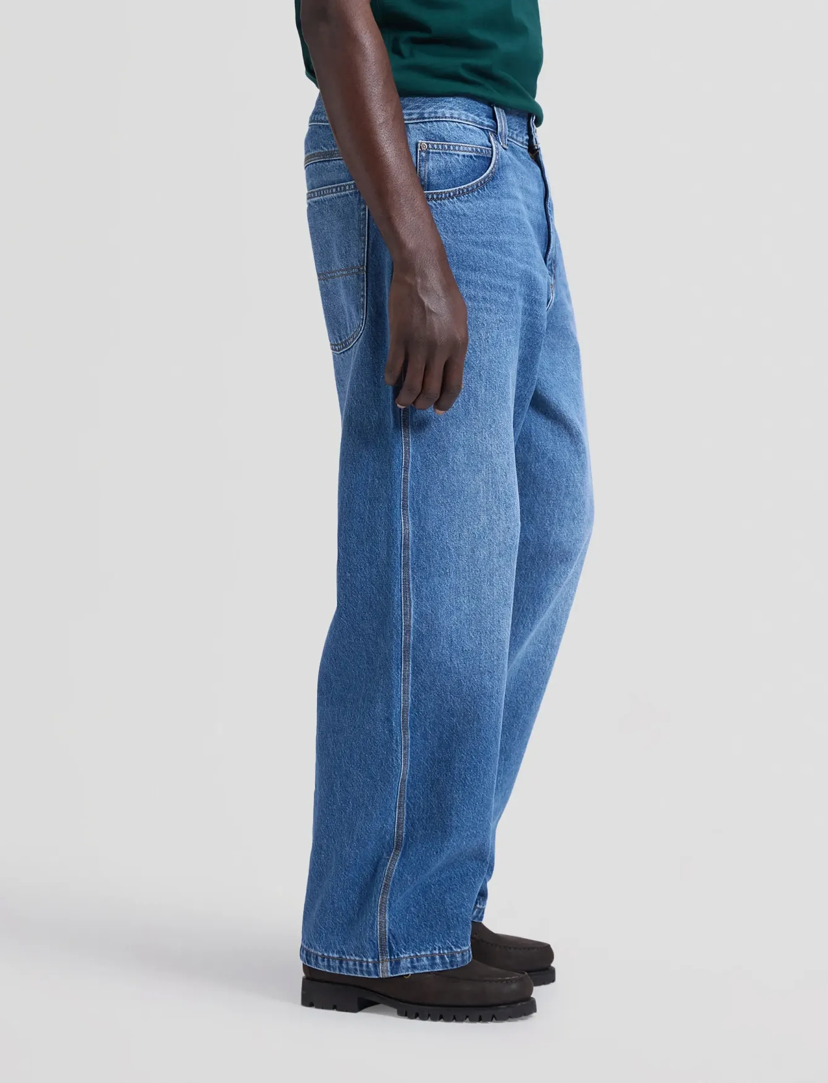 Lee Jeans - WORKWEAR SUPER BAGGY - weite jeans - dark funk - 4