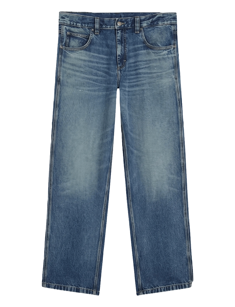 Lee Jeans - WORKWEAR HENRY - weite jeans - lucky blue - 1