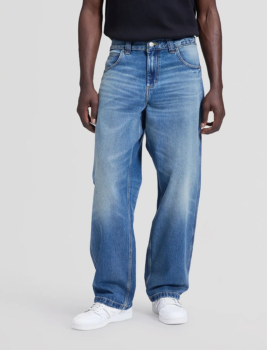 Lee Jeans - WORKWEAR HENRY - weite jeans - lucky blue - 0