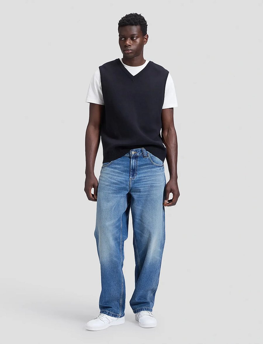 Lee Jeans - WORKWEAR HENRY - weite jeans - lucky blue - 2