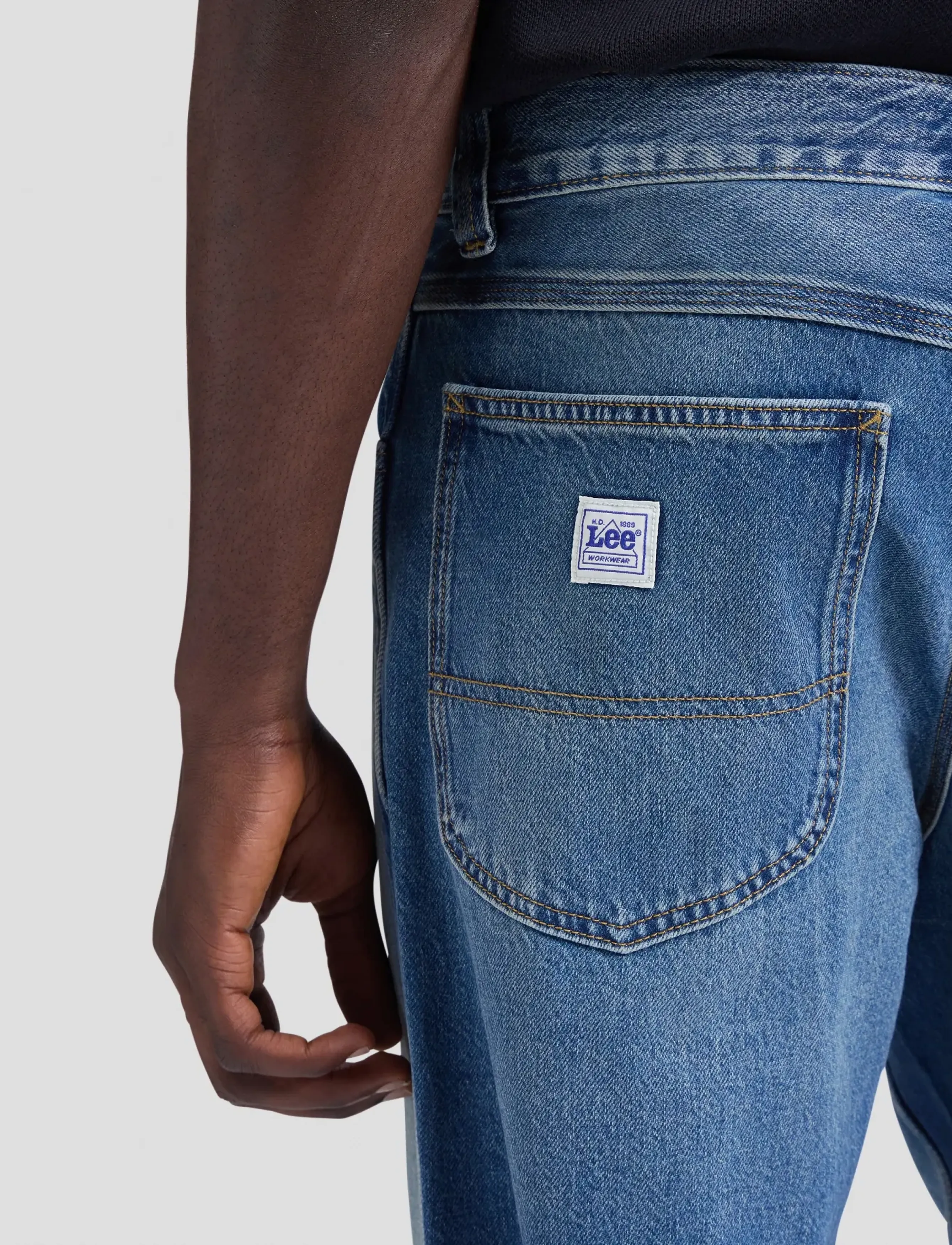 Lee Jeans - WORKWEAR HENRY - loose jeans - lucky blue - 5