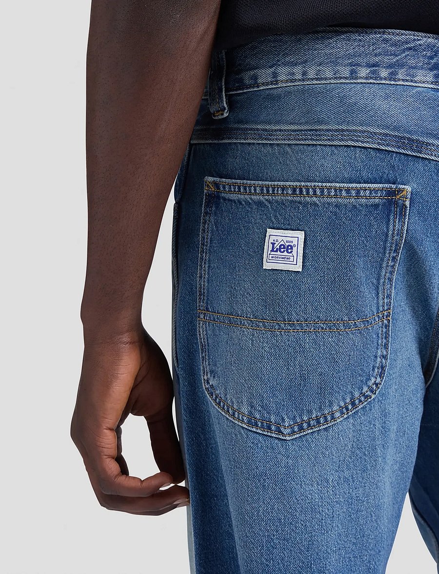 Lee Jeans - WORKWEAR HENRY - weite jeans - lucky blue - 5
