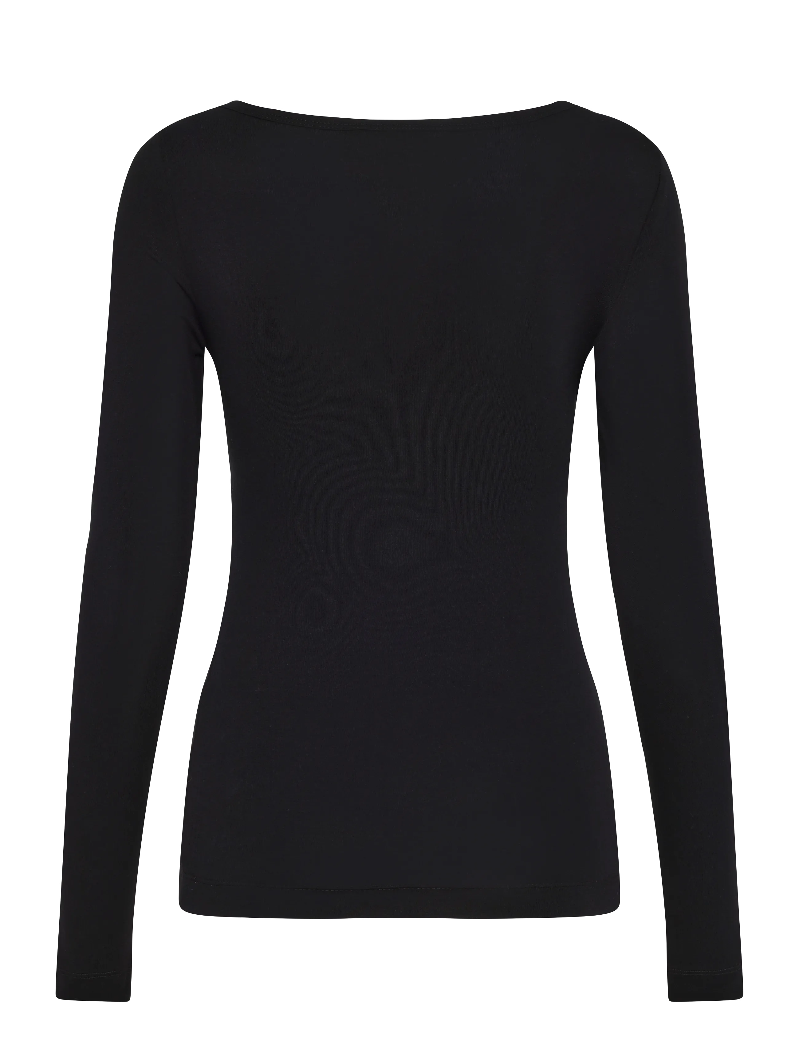 Lee Jeans - LS BOAT NECK TEE - efterårstøj - black - 2