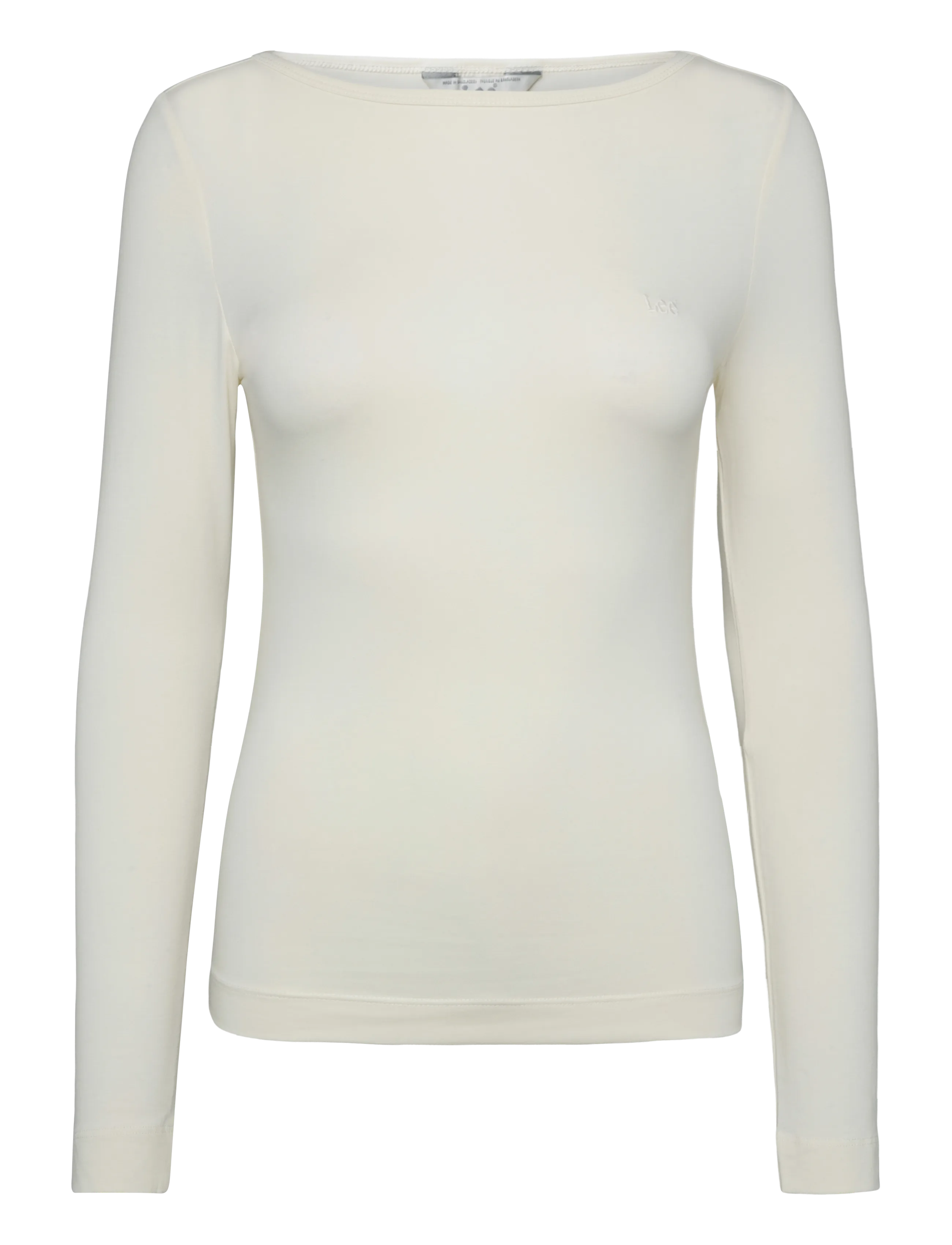 Lee Jeans LS BOAT NECK TEE - Lee Jeans - ECRU / cream