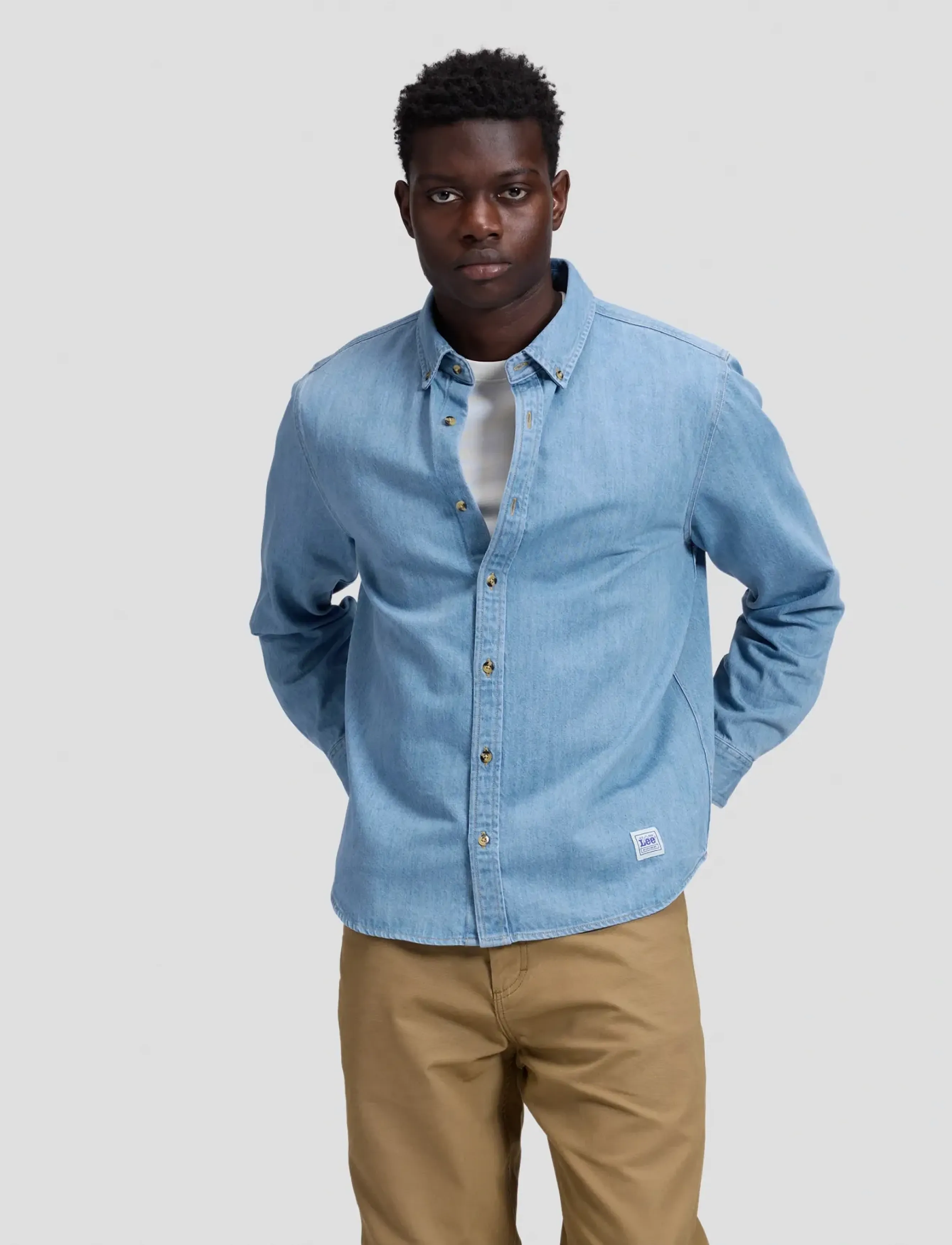 Lee Jeans WORKWEAR BUTTON DOWN - Clothing - JUST ME / blue
