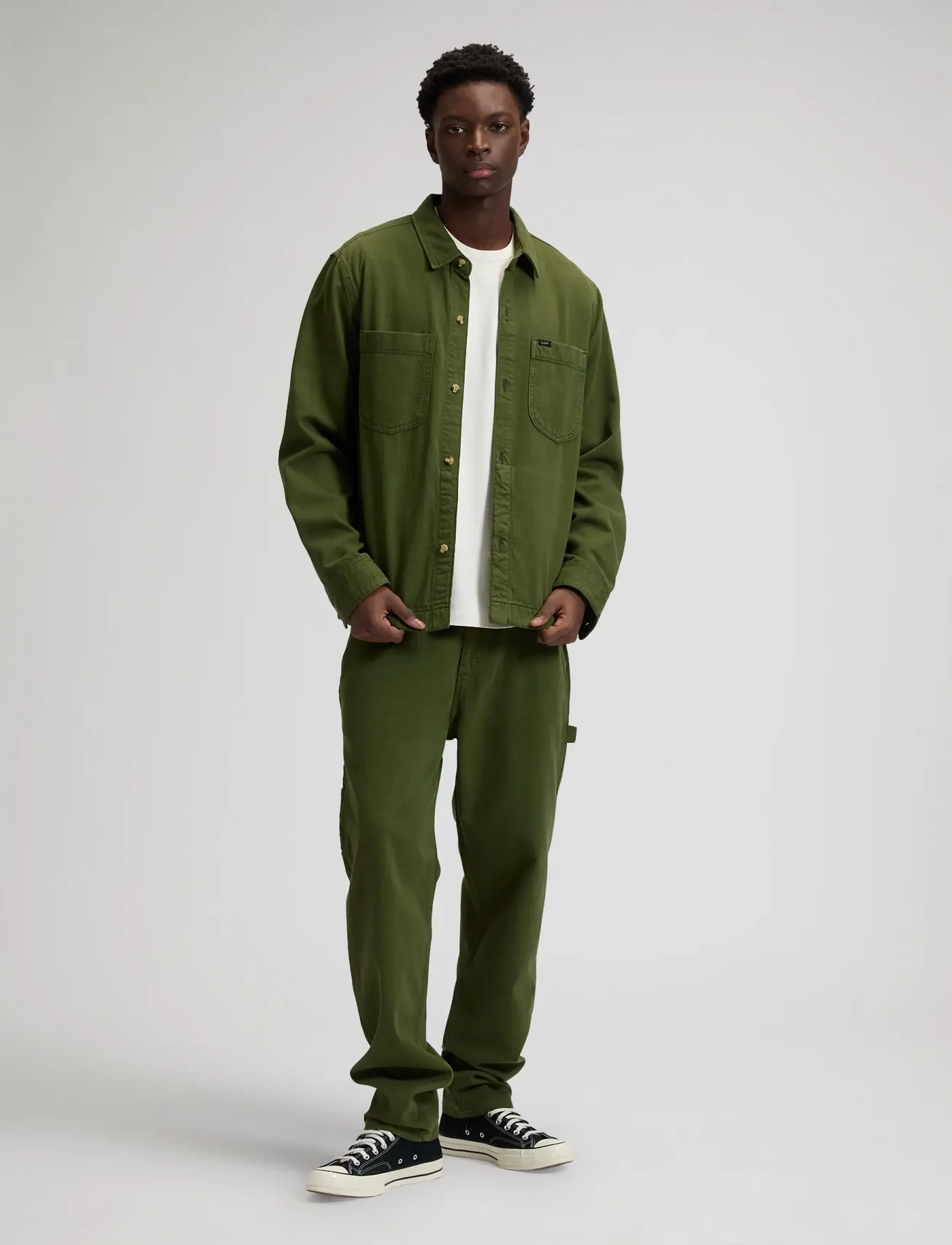 Lee Jeans - CAROLINA OVERSHIRT - forårsjakker - rifle green - 3