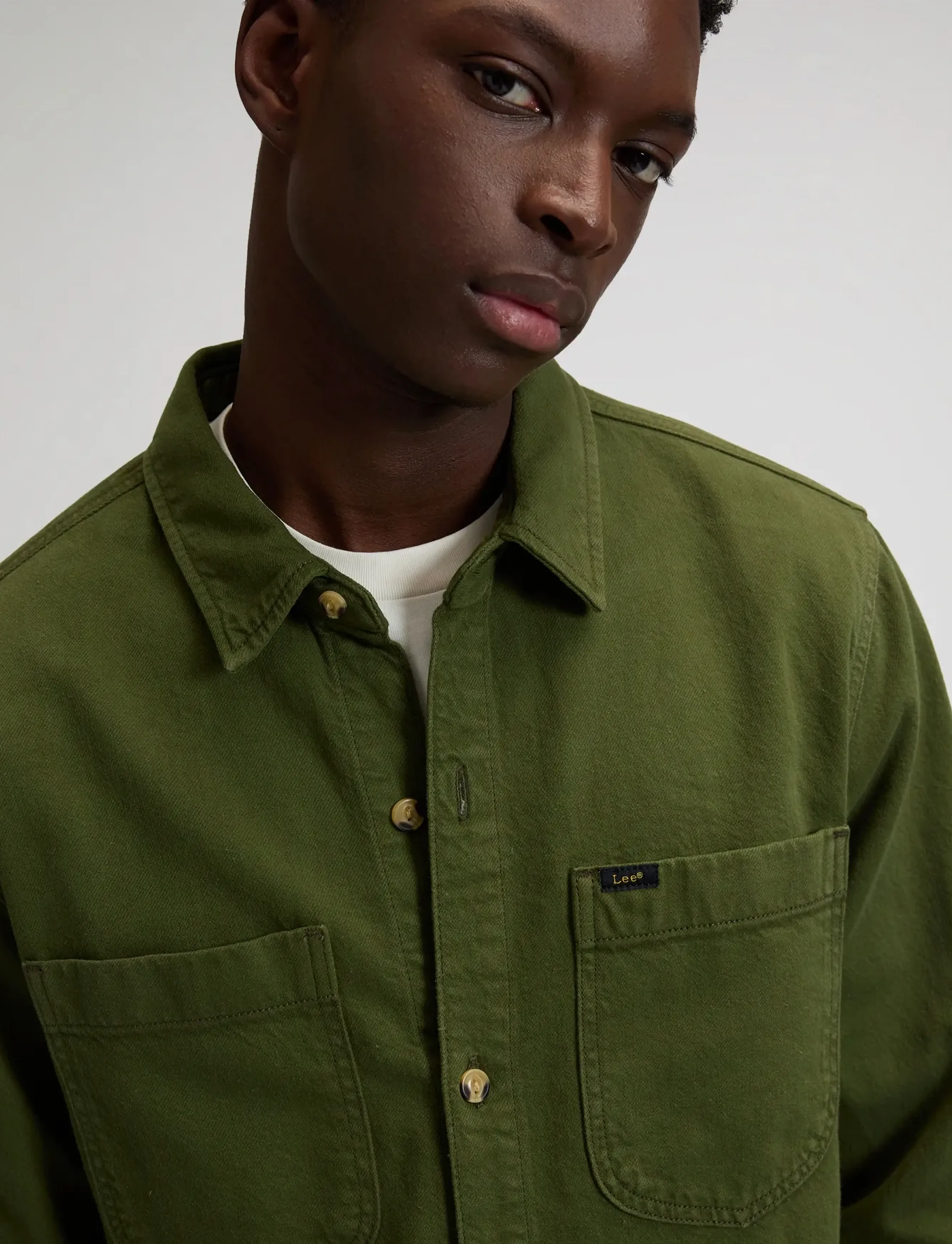 Lee Jeans - CAROLINA OVERSHIRT - forårsjakker - rifle green - 5