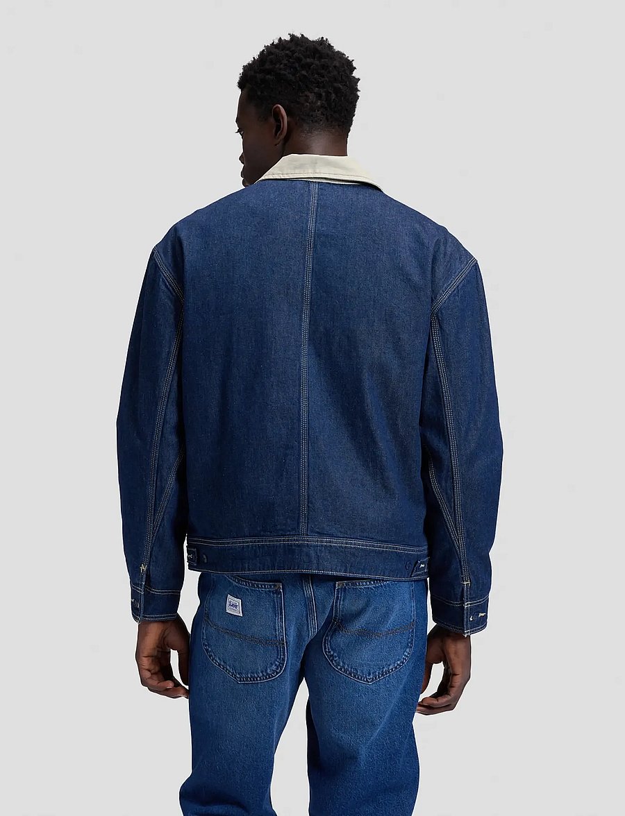 Lee Jeans - 91W LINED WW JACKET - voodriga teksatagid - rinse - 4